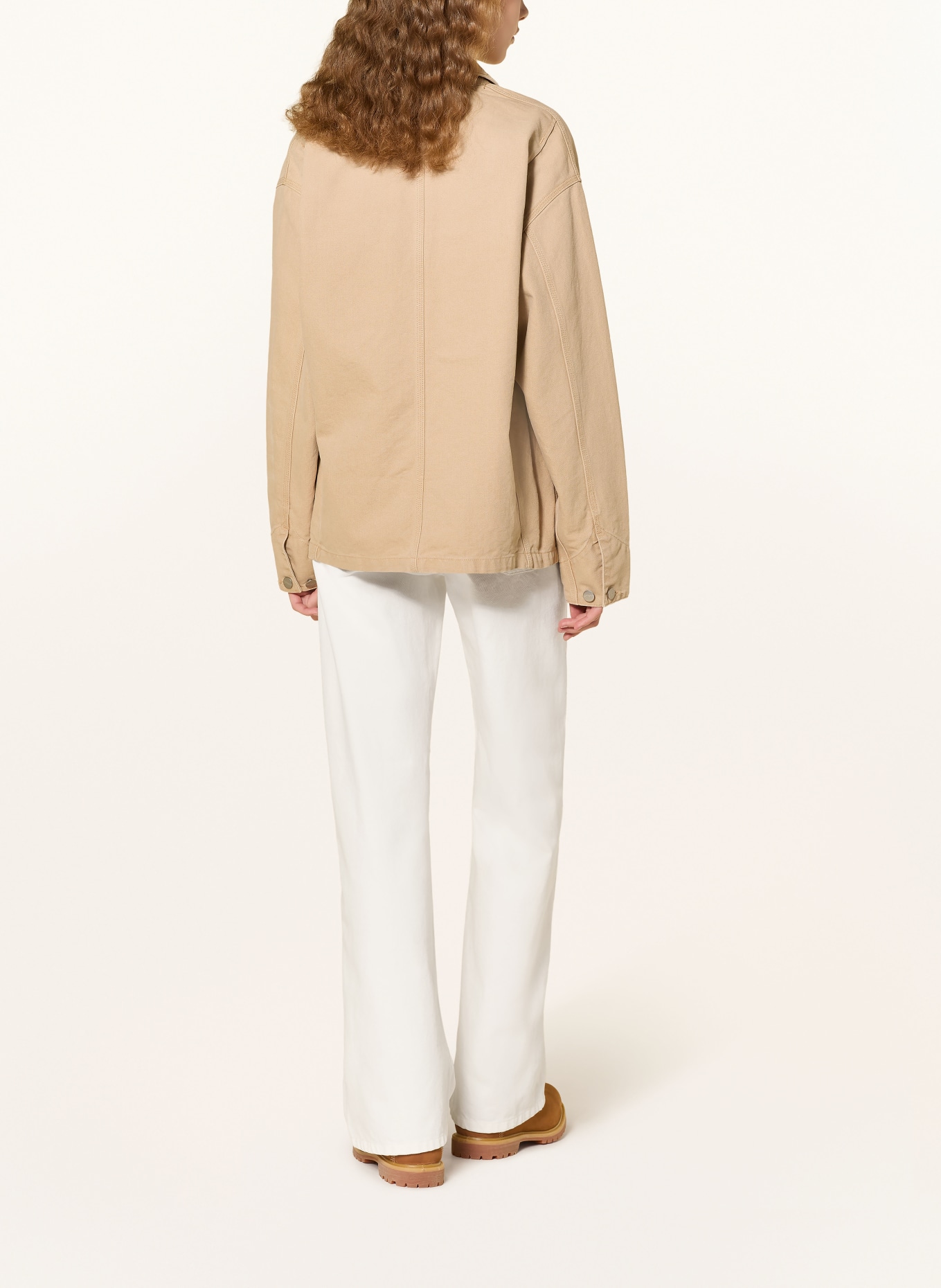 carhartt WIP Flared džíny JANE: 0202 White, rinsed