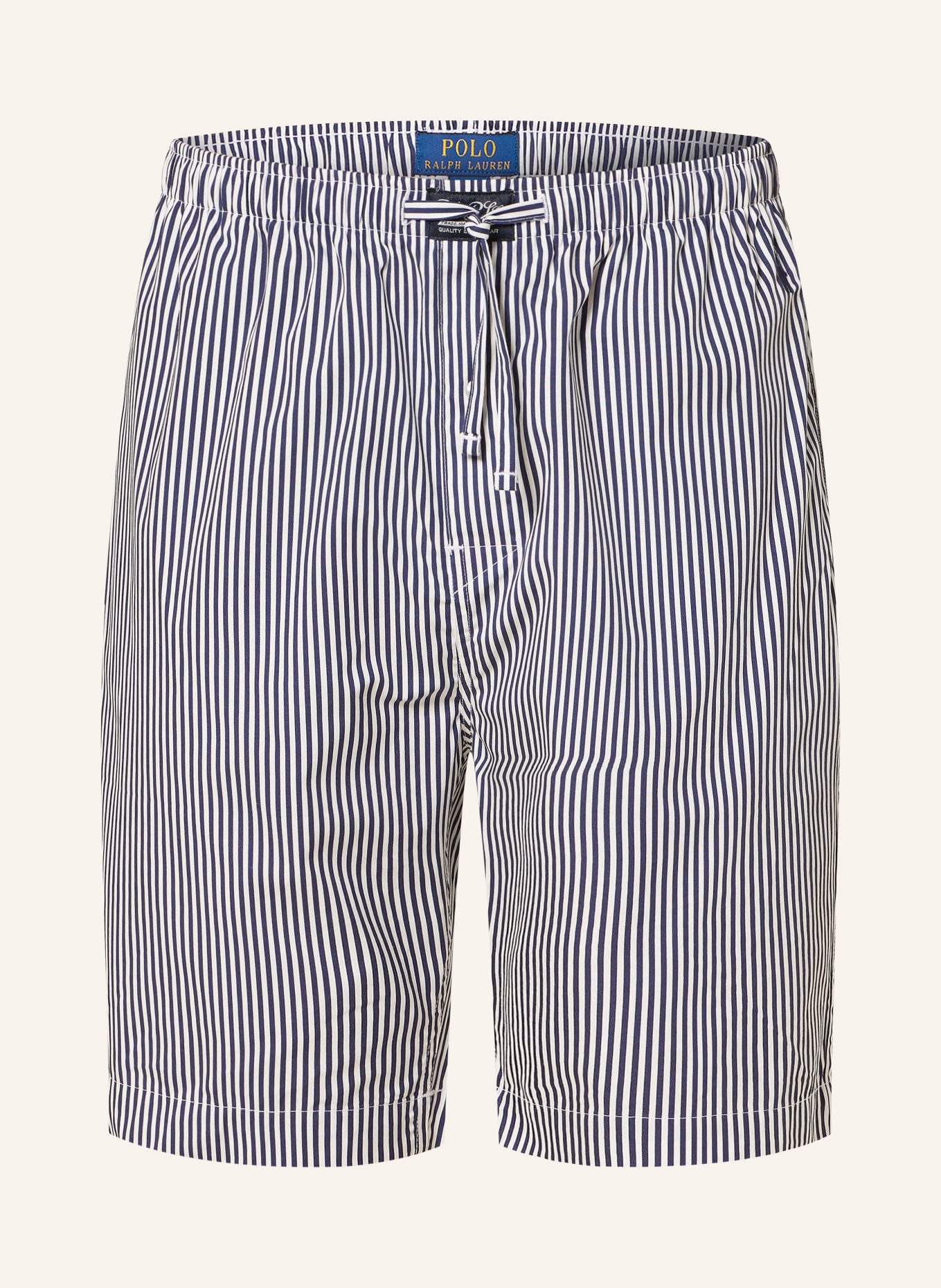 POLO RALPH LAUREN Lounge-Shorts: WEISS / DUNKELBLAU