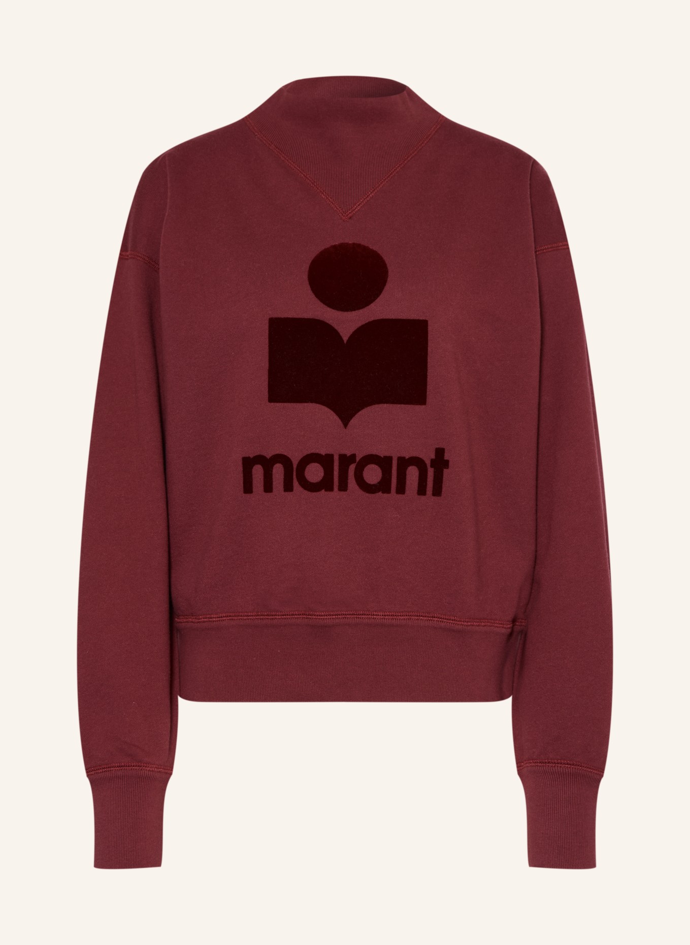 MARANT ÉTOILE Sweatshirt MOBY: DUNKELROT