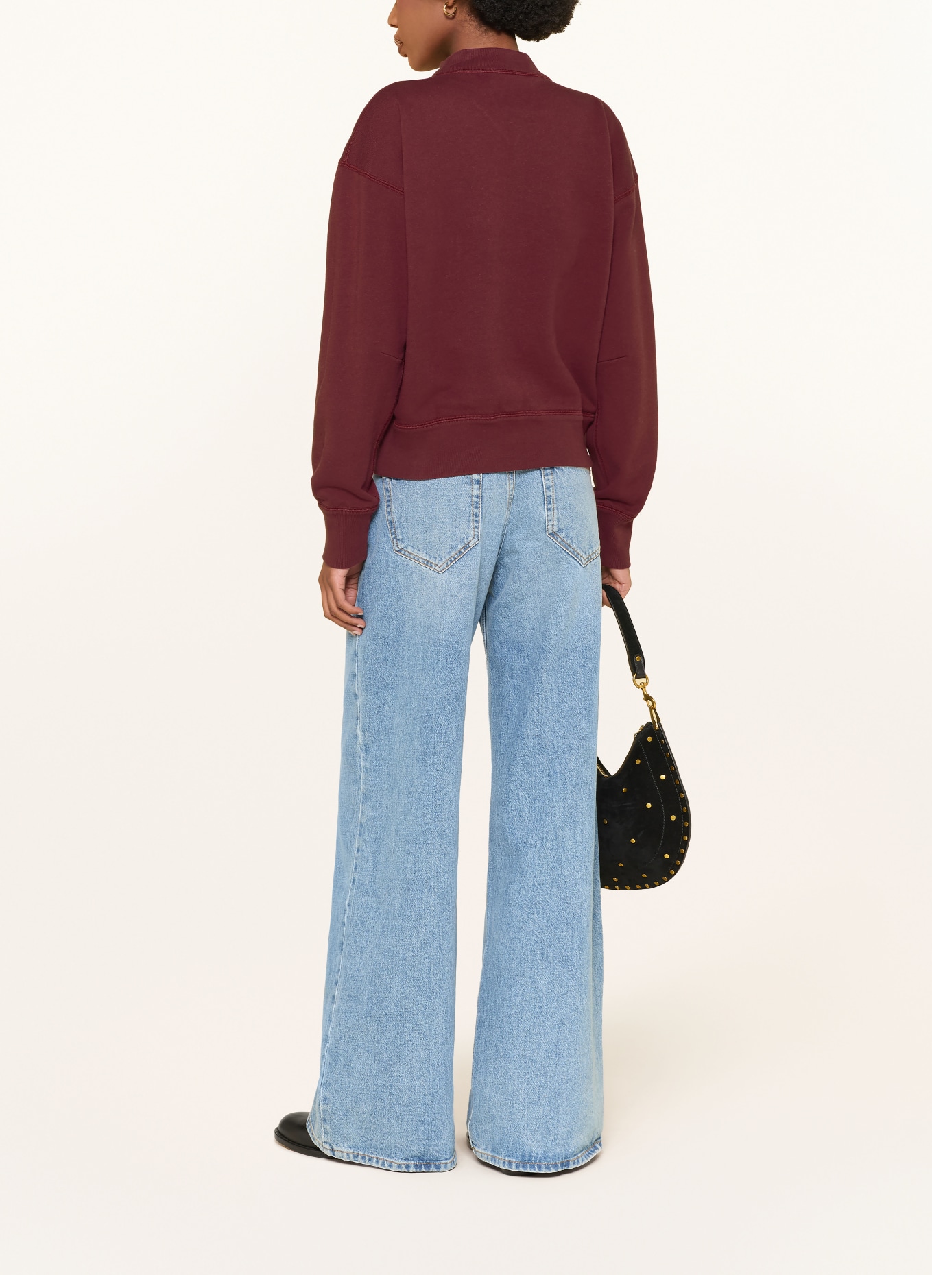 MARANT ÉTOILE Sweatshirt MOBY: DUNKELROT