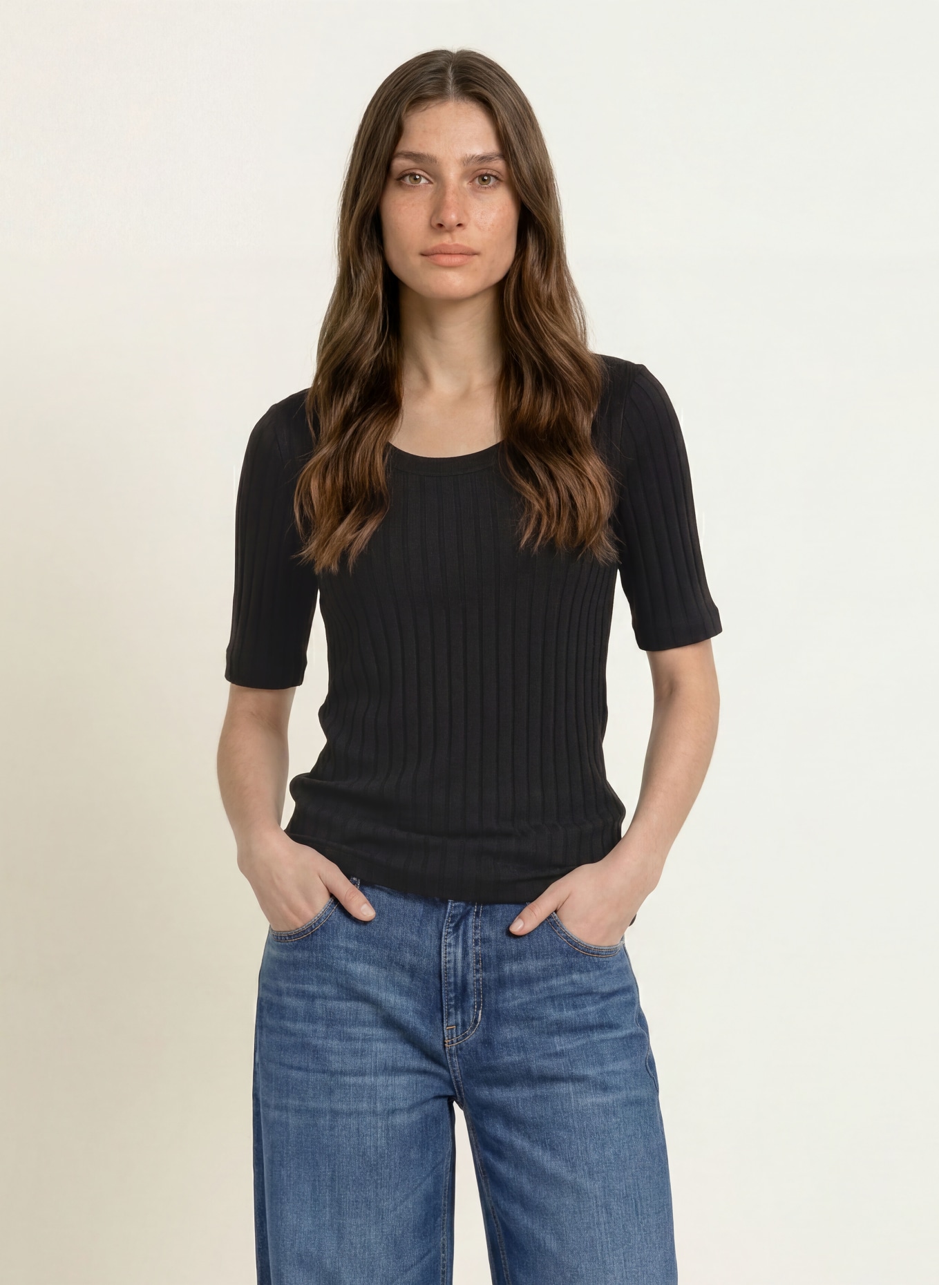 lilienfels Strickshirt: SCHWARZ