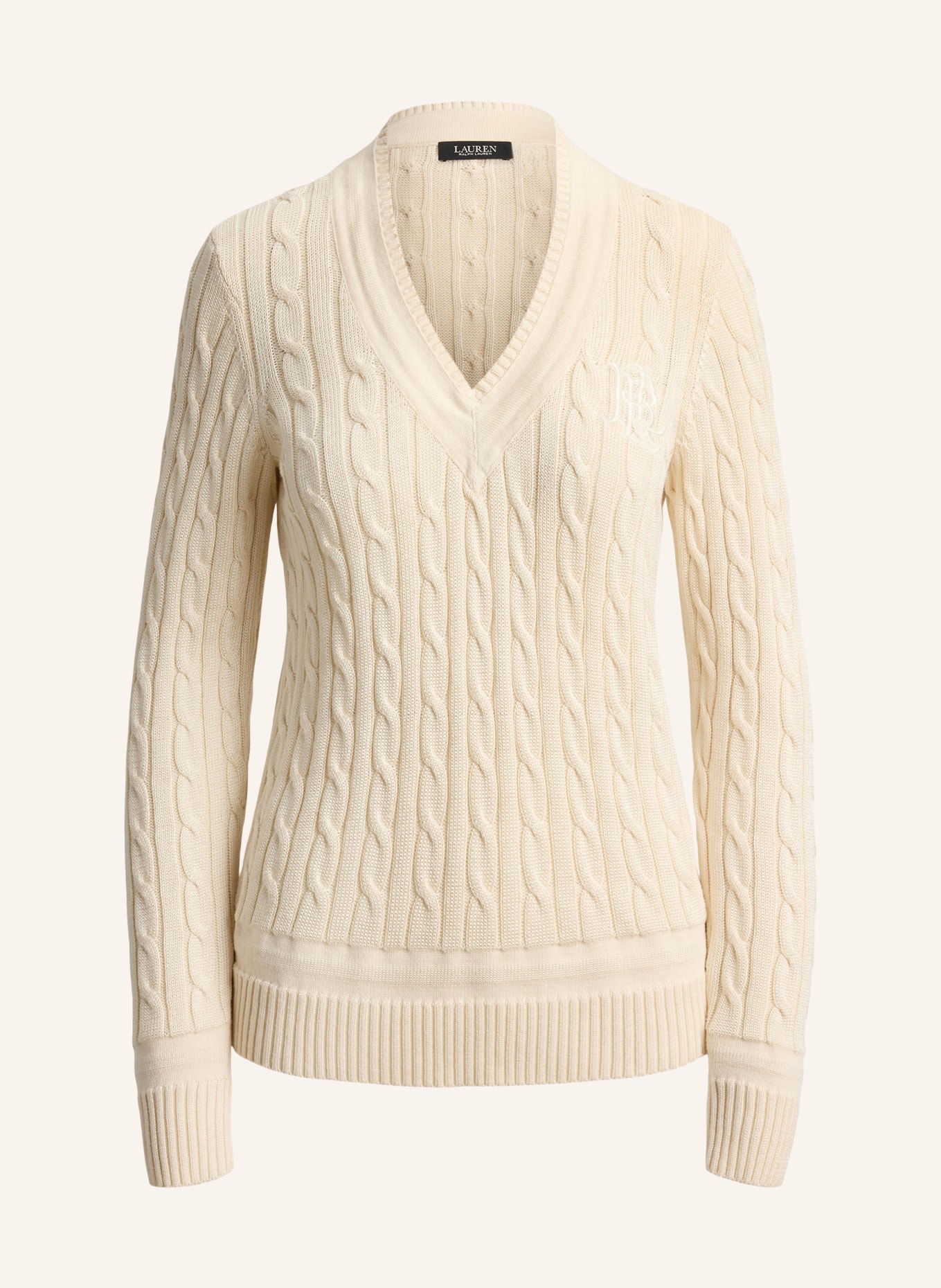 LAUREN RALPH LAUREN Pullover: ECRU