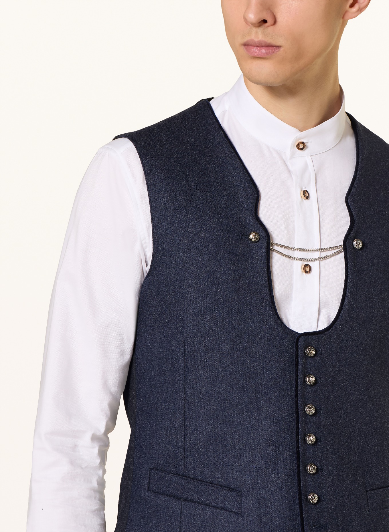 Hammerschmid Trachtenweste VIZENZ Slim Fit: DUNKELBLAU