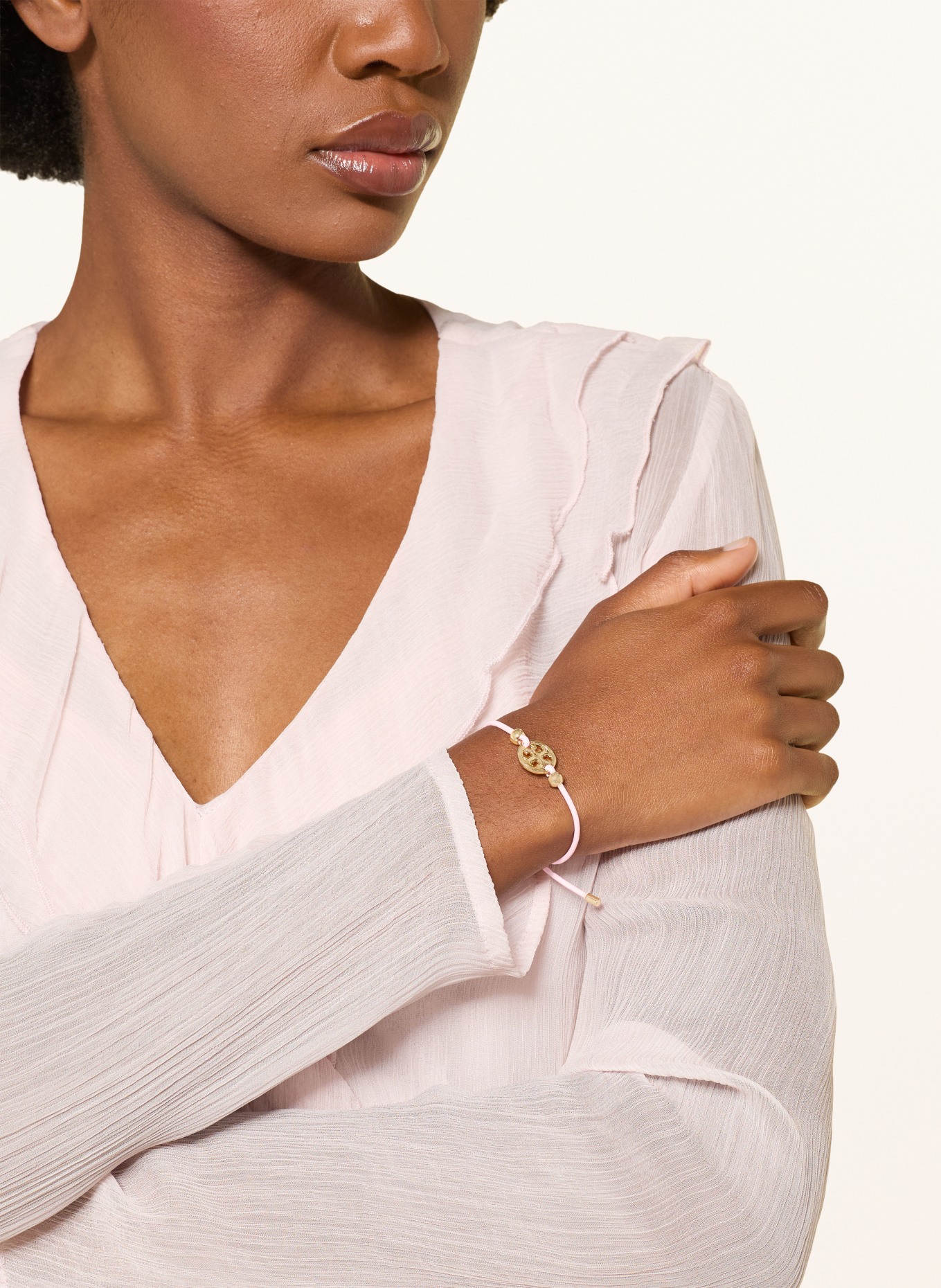 TORY BURCH MILLER Bracelet: GOLD / LIGHT PINK