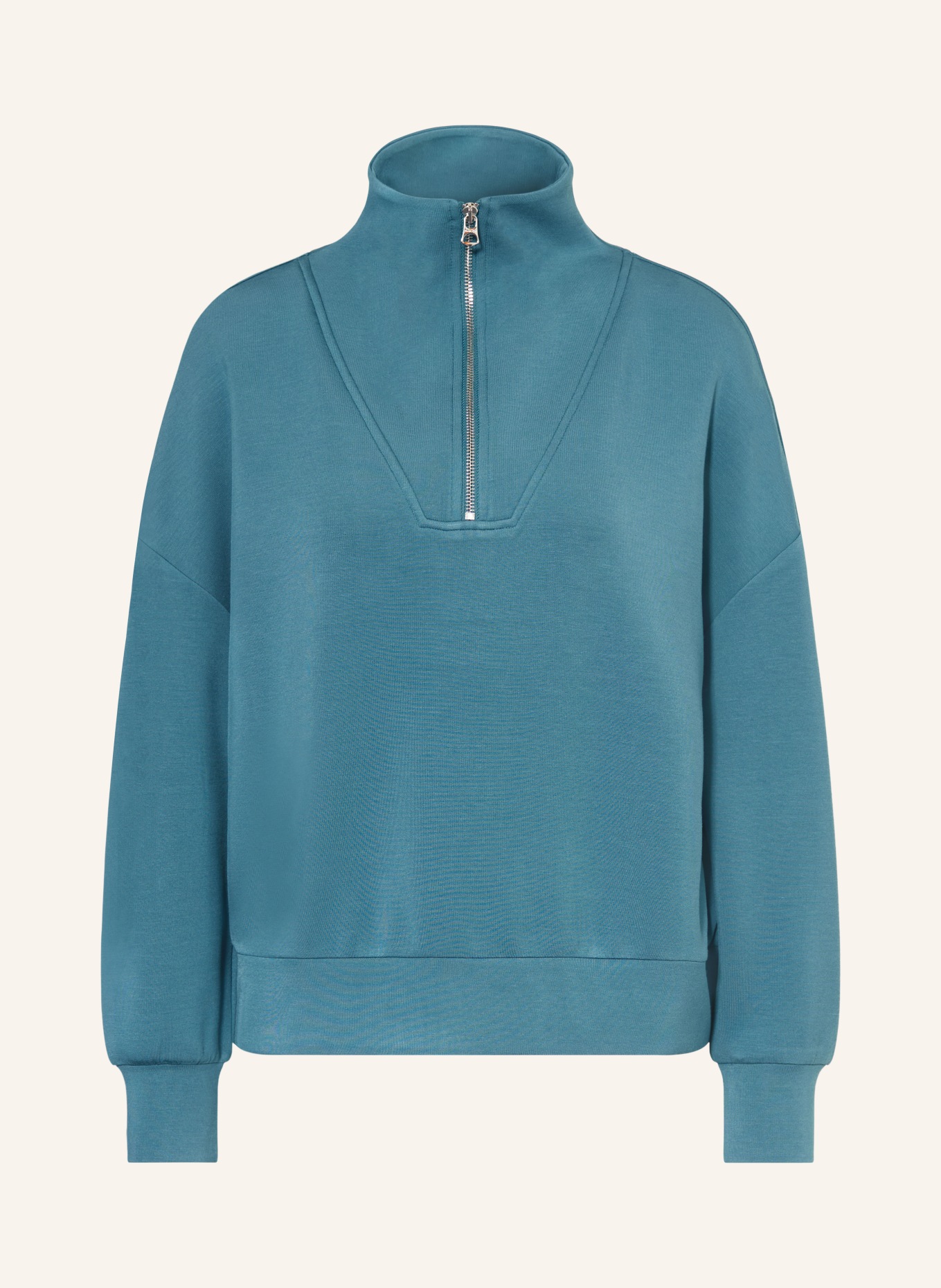 VARLEY Bluza dresowa typu troyer HAWLEY: PETROL