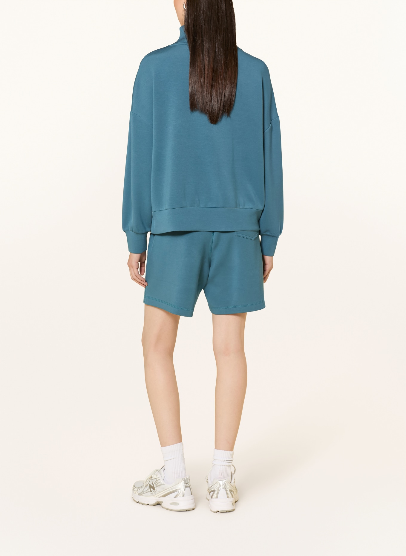 VARLEY Bluza dresowa typu troyer HAWLEY: PETROL