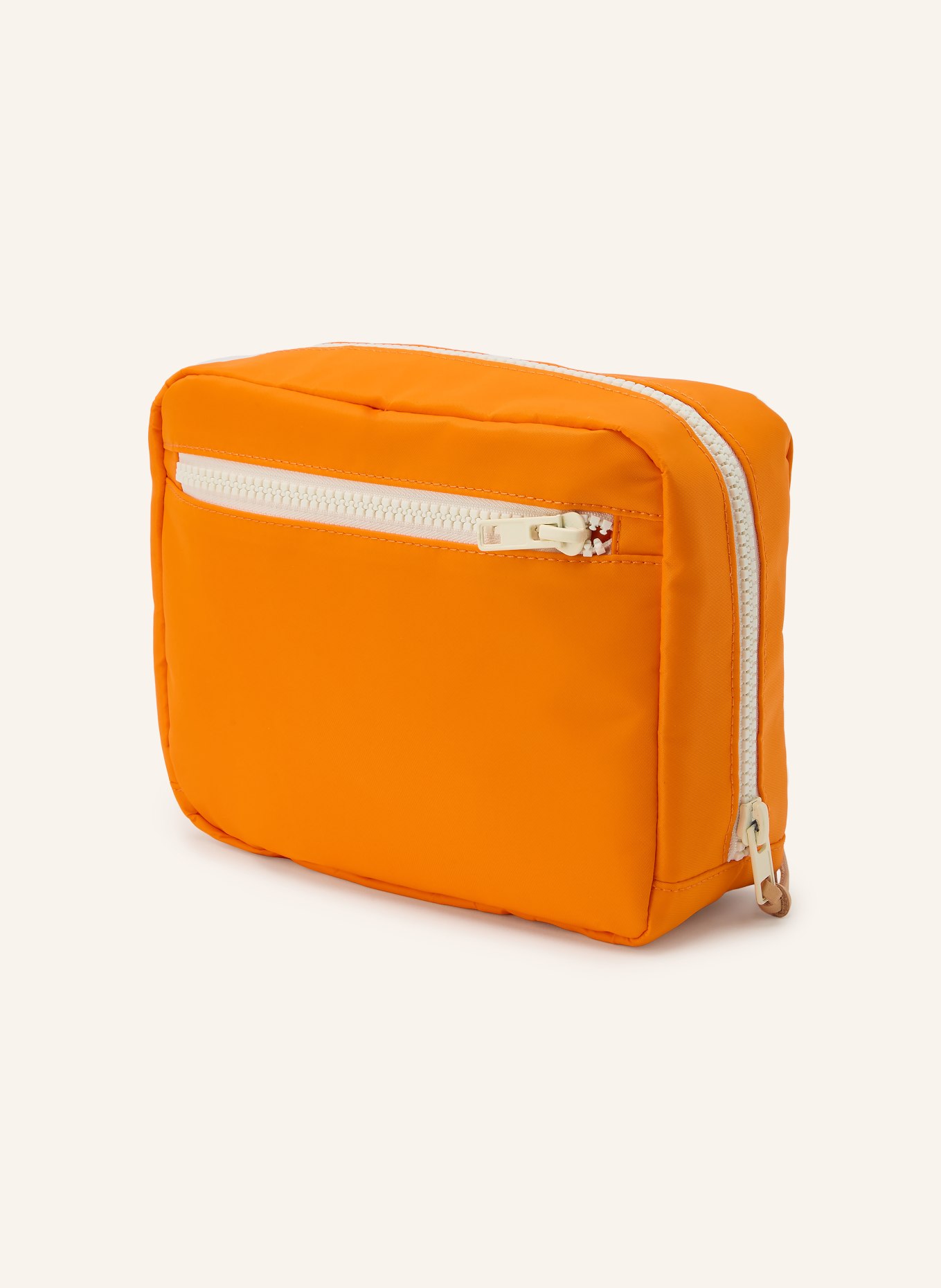 Floyd Kosmetiktasche: NEONORANGE / GOLD / WEISS