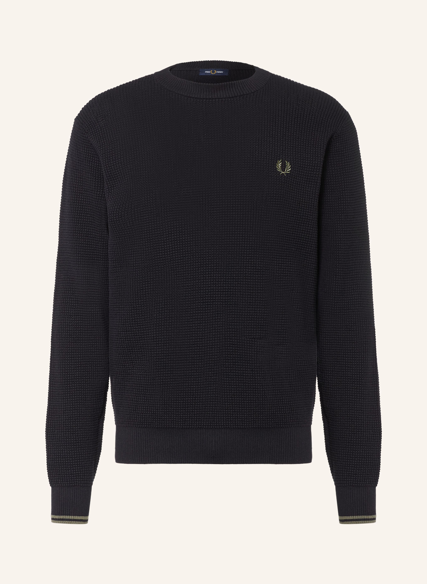 FRED PERRY pulover: NEGRU