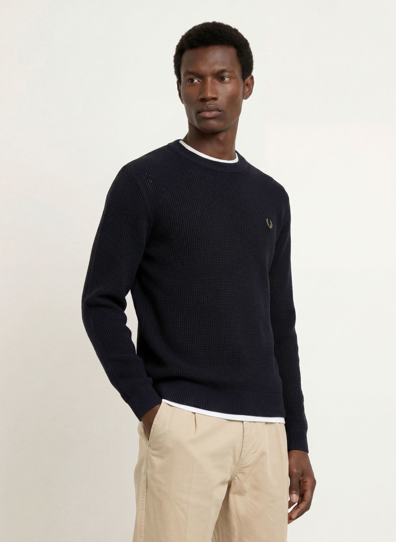 FRED PERRY pulover: NEGRU