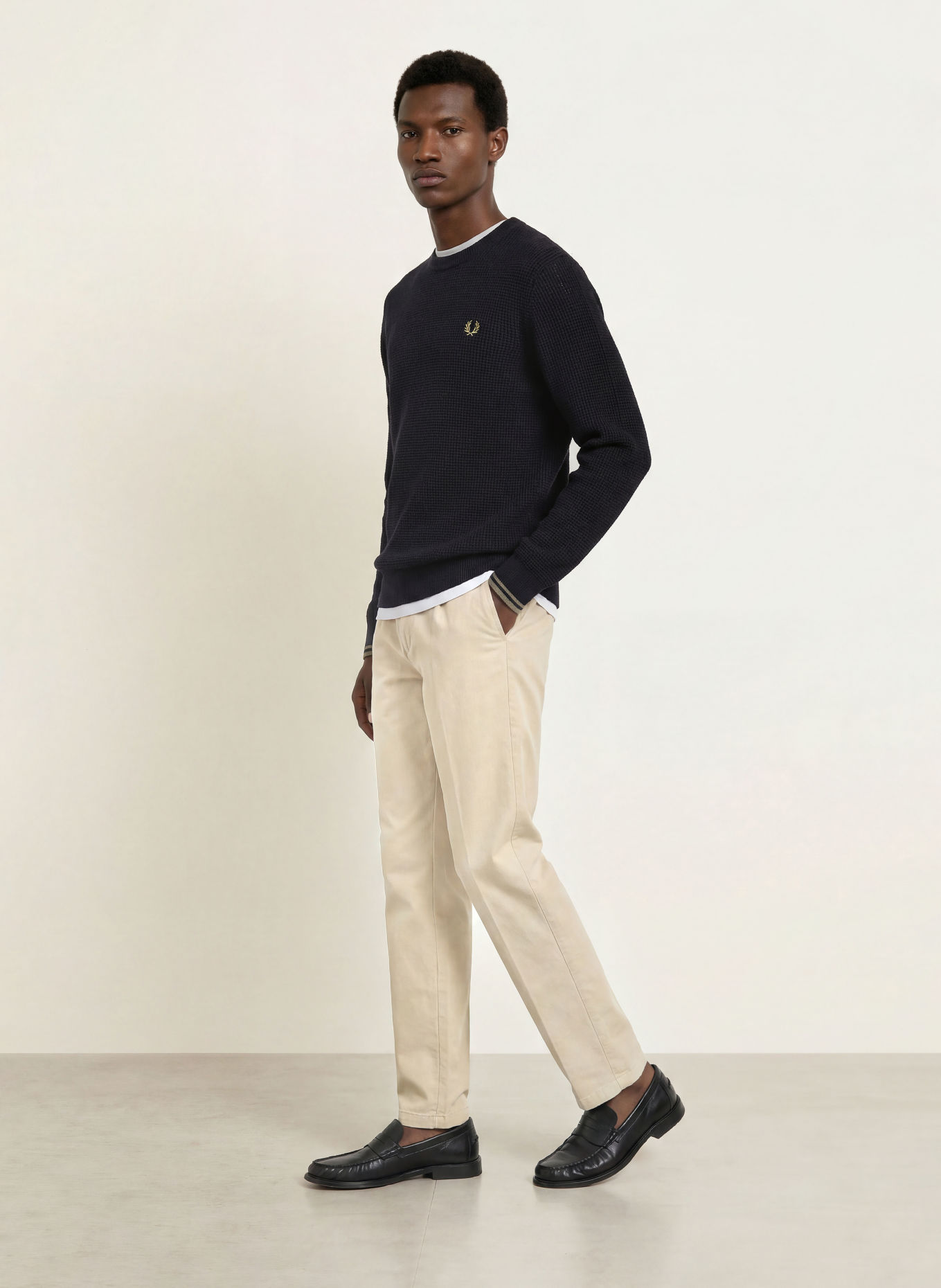 FRED PERRY pulover: NEGRU