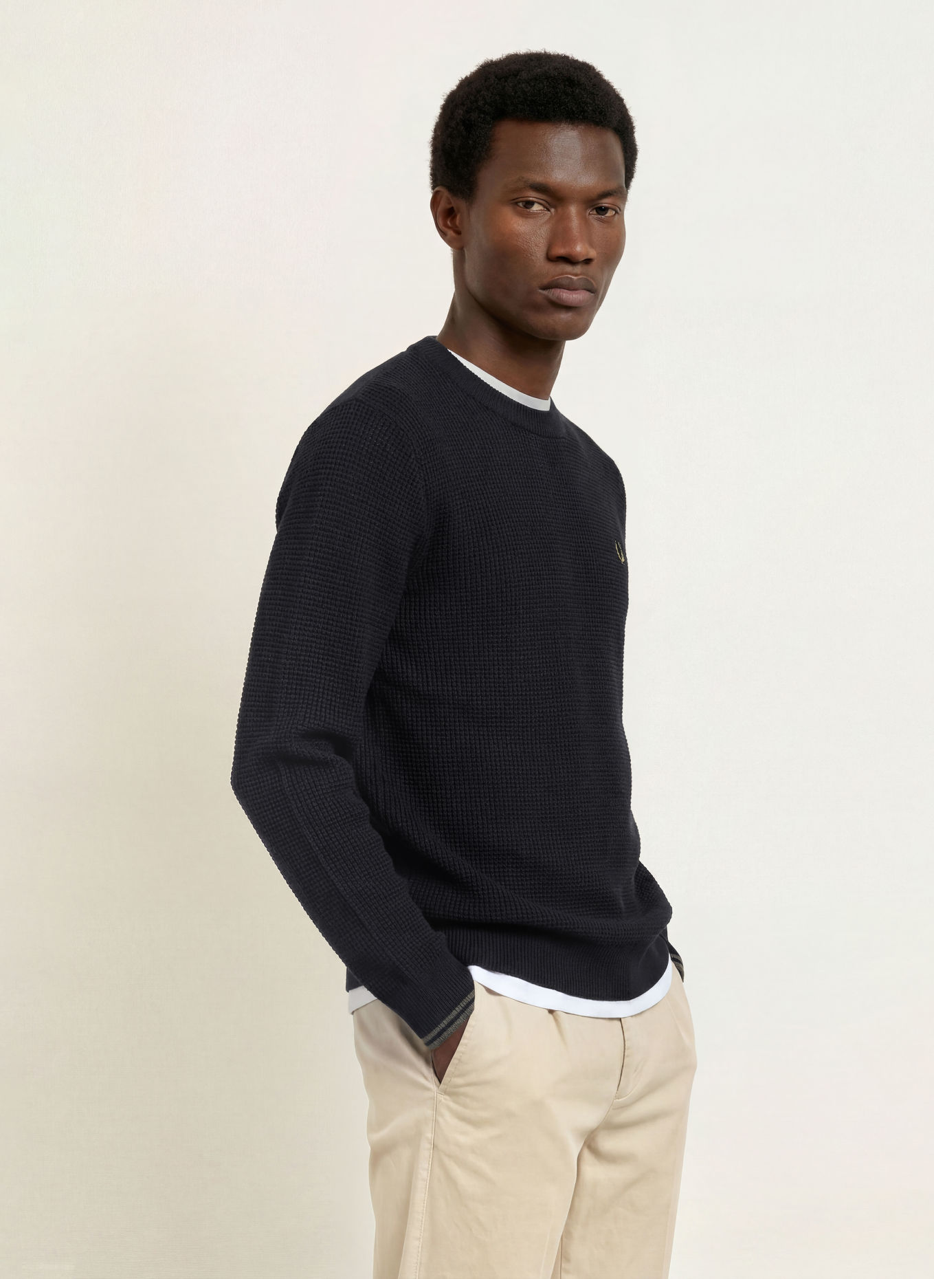 FRED PERRY pulover: NEGRU