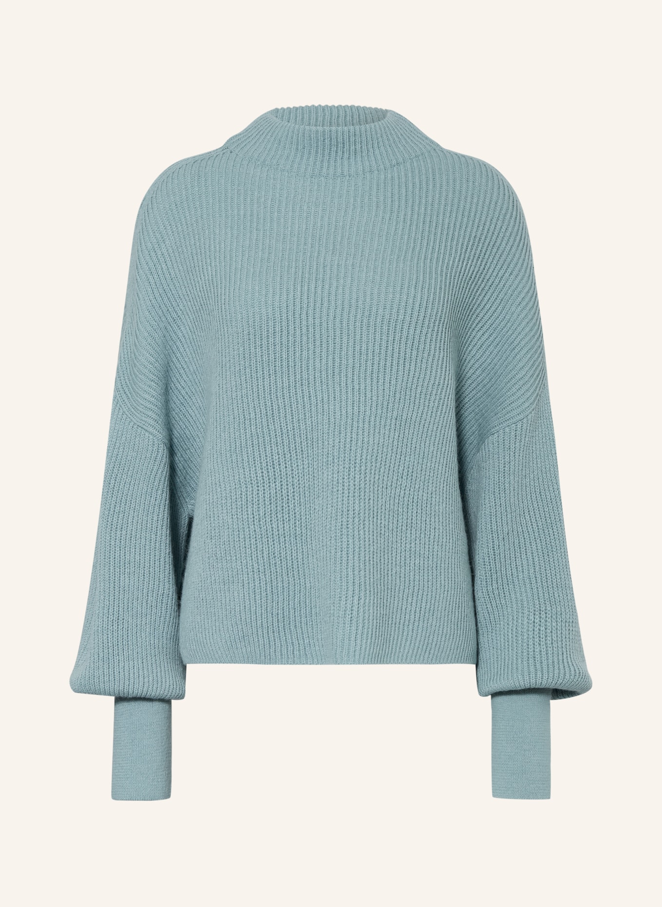 CLOSED Sweater with alpaca: LIGHT BLUE