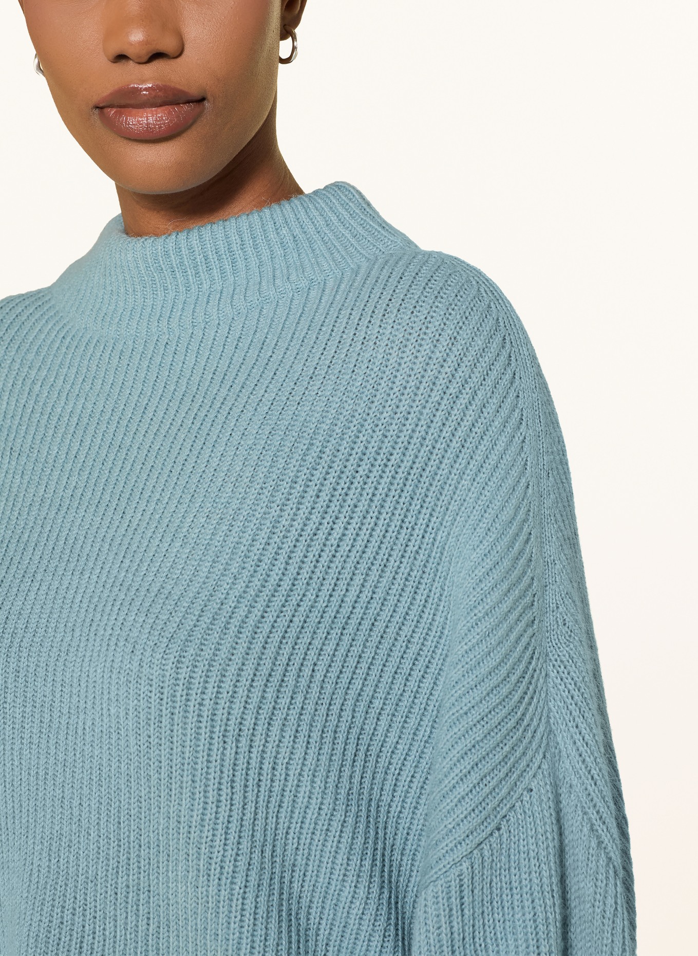 CLOSED Sweater with alpaca: LIGHT BLUE