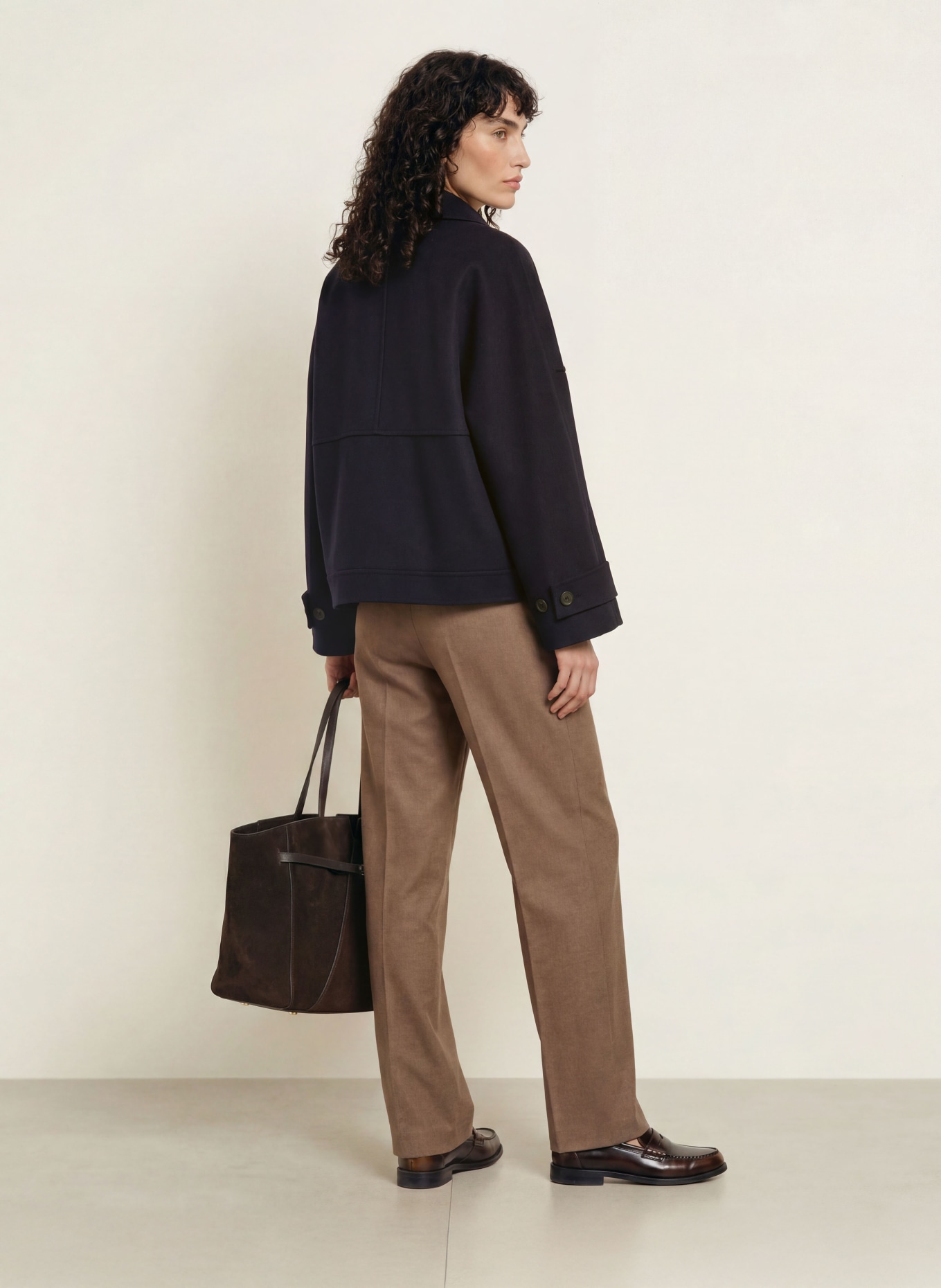 ROSSI Marlenehose NOA: TAUPE