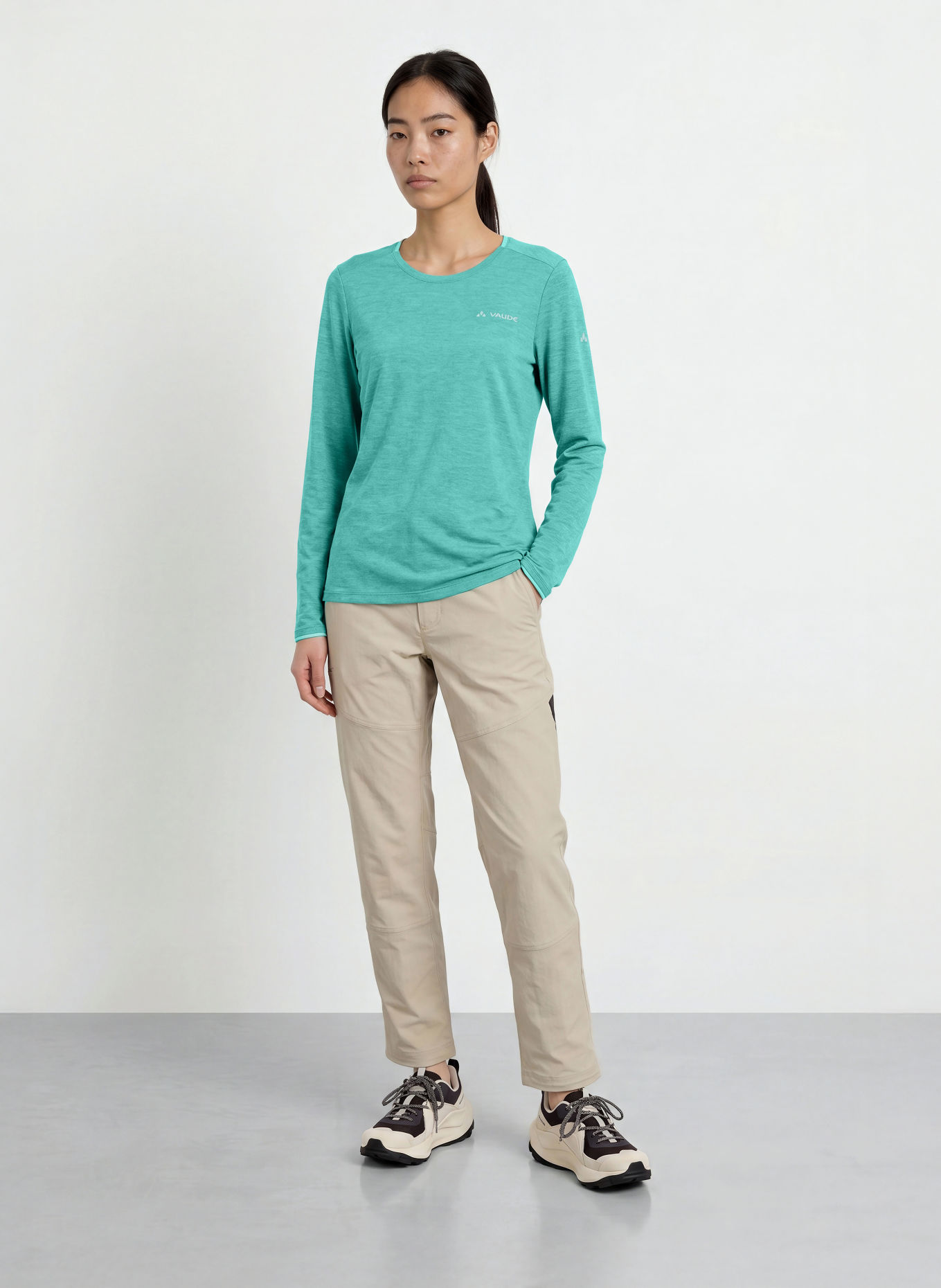 VAUDE Longsleeve ESSENTIAL: TURQUOISE