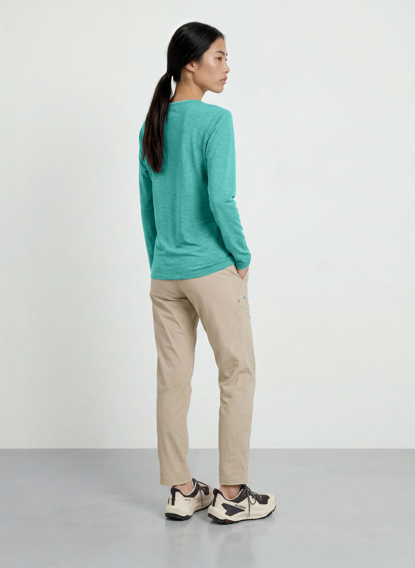 VAUDE Longsleeve ESSENTIAL: TURQUOISE