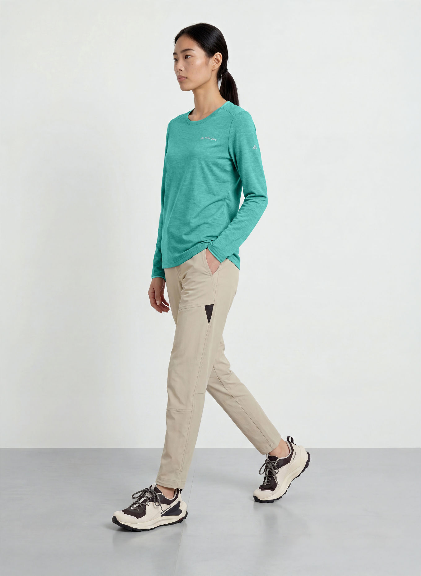 VAUDE Longsleeve ESSENTIAL: TURQUOISE