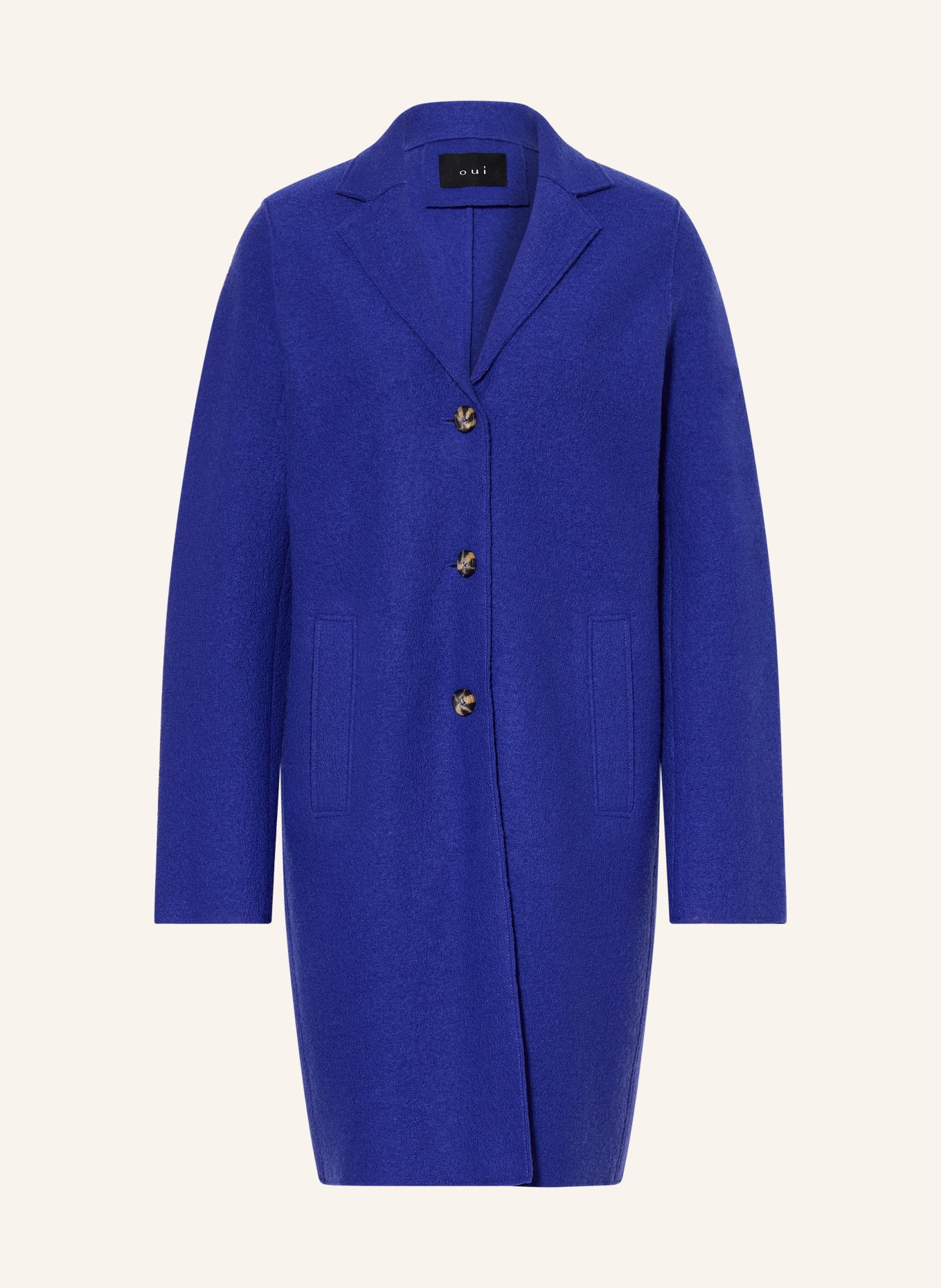 oui Wool coat: BLUE