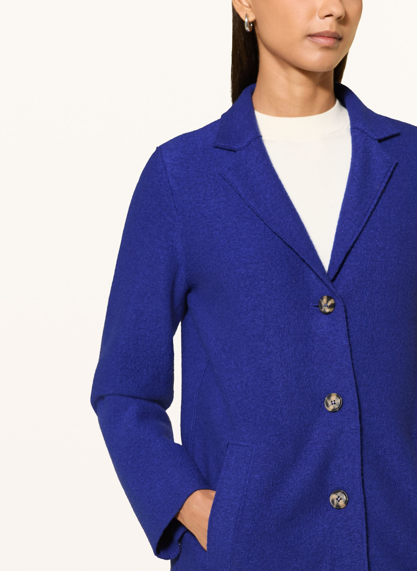 oui Wool coat: BLUE