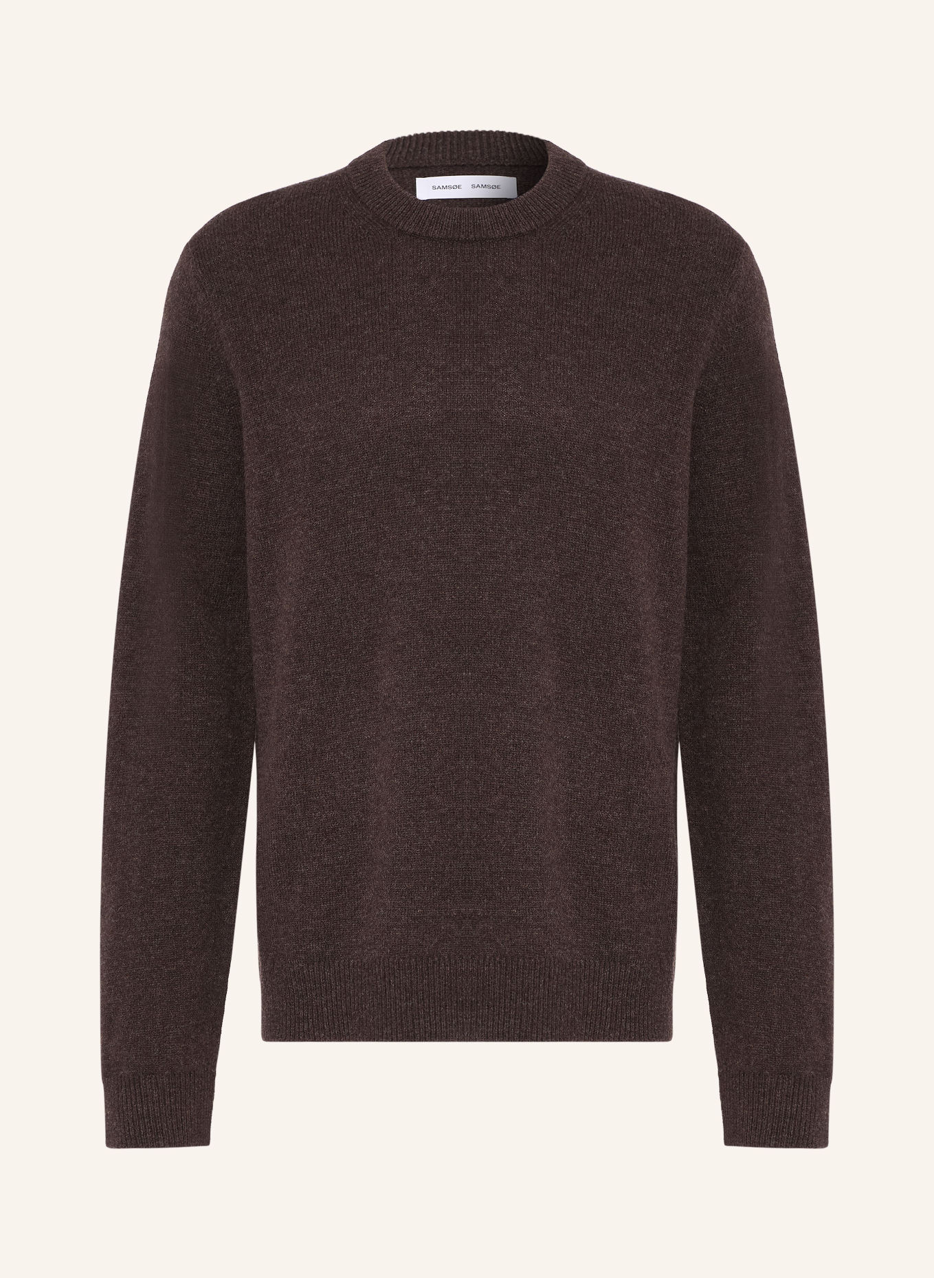 SAMSØE SAMSØE Sweater ISAK: DARK BROWN