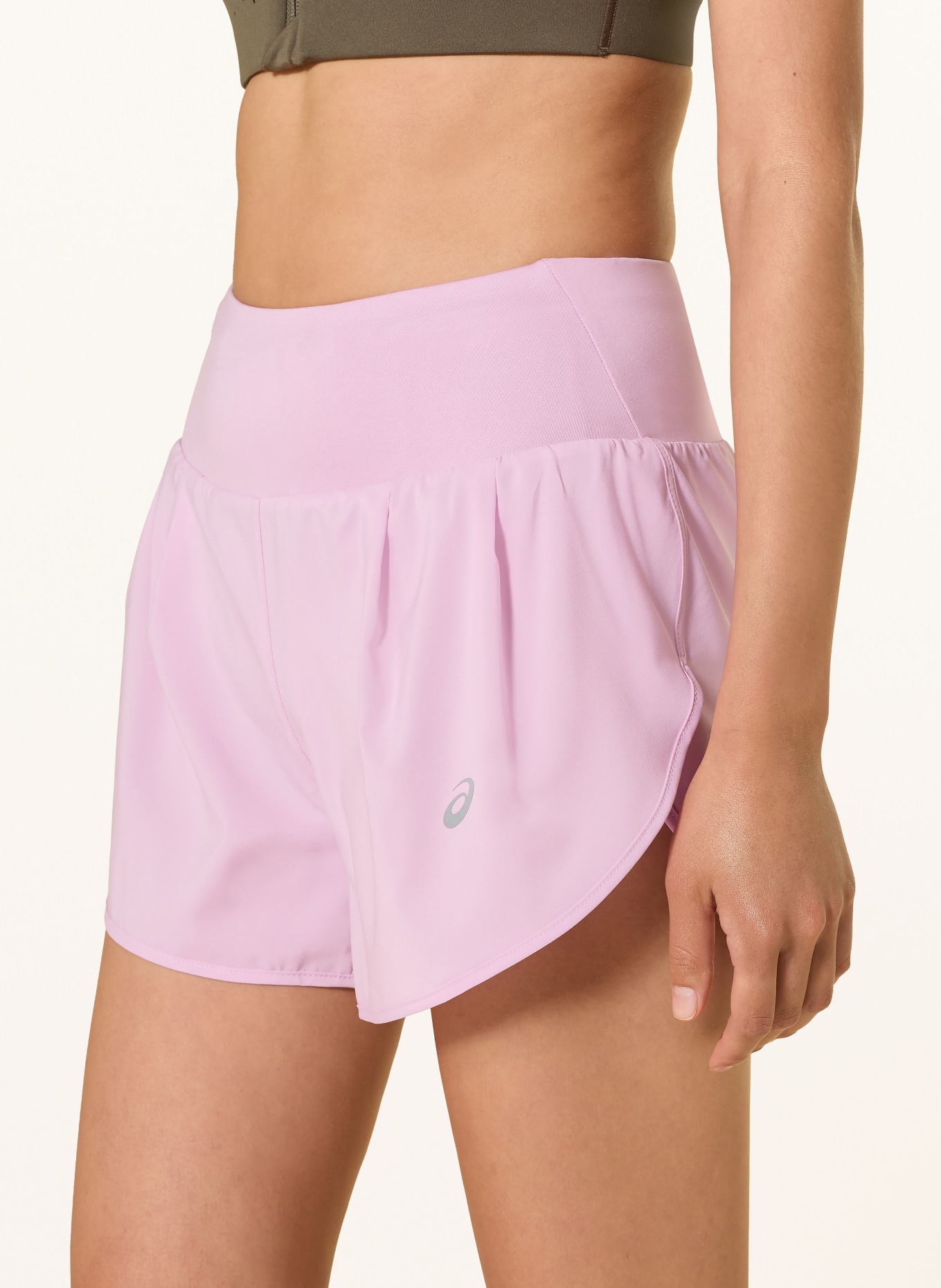 ASICS Short de course ROAD 3.5IN: ROSE