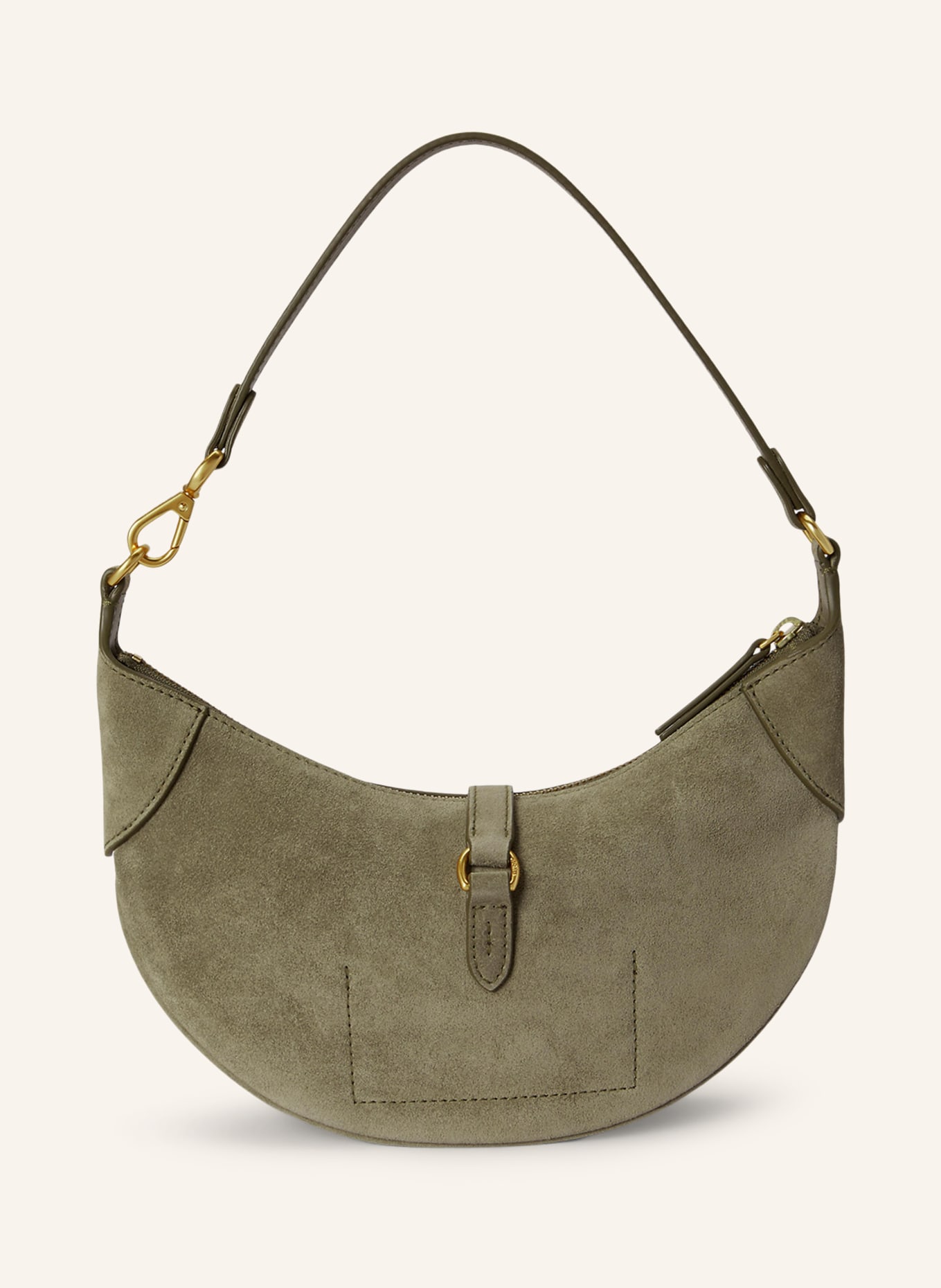 POLO RALPH LAUREN Schultertasche: HELLGRÜN / GOLD