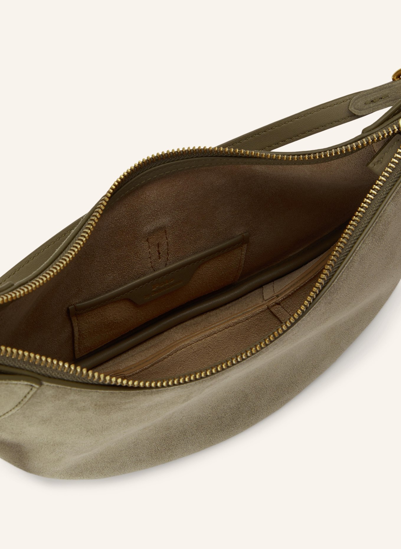 POLO RALPH LAUREN Schultertasche: HELLGRÜN / GOLD