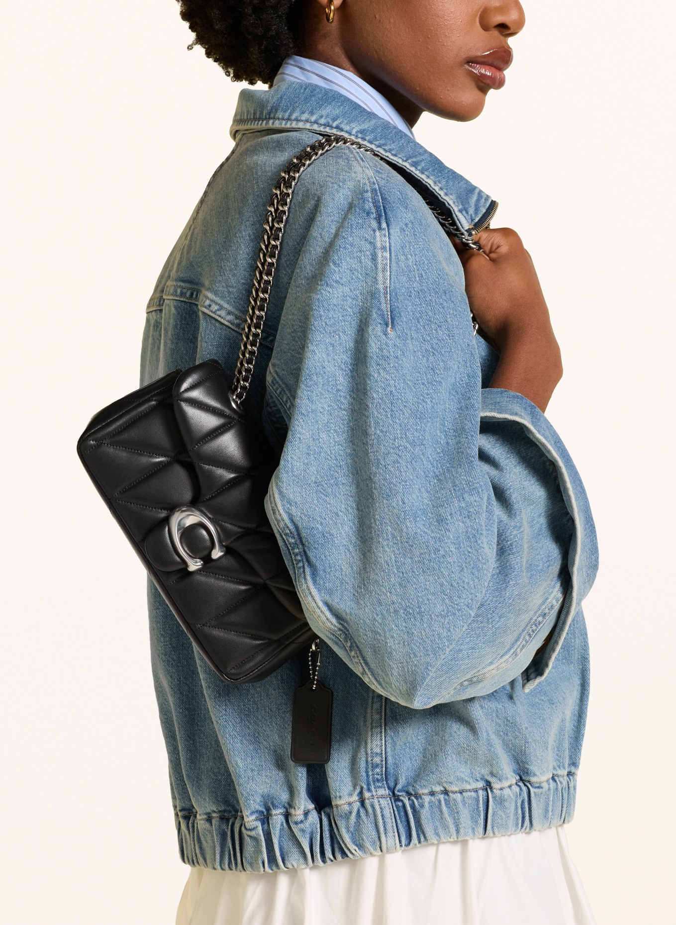 COACH Sac à bandoulière TABBY 20: NOIR