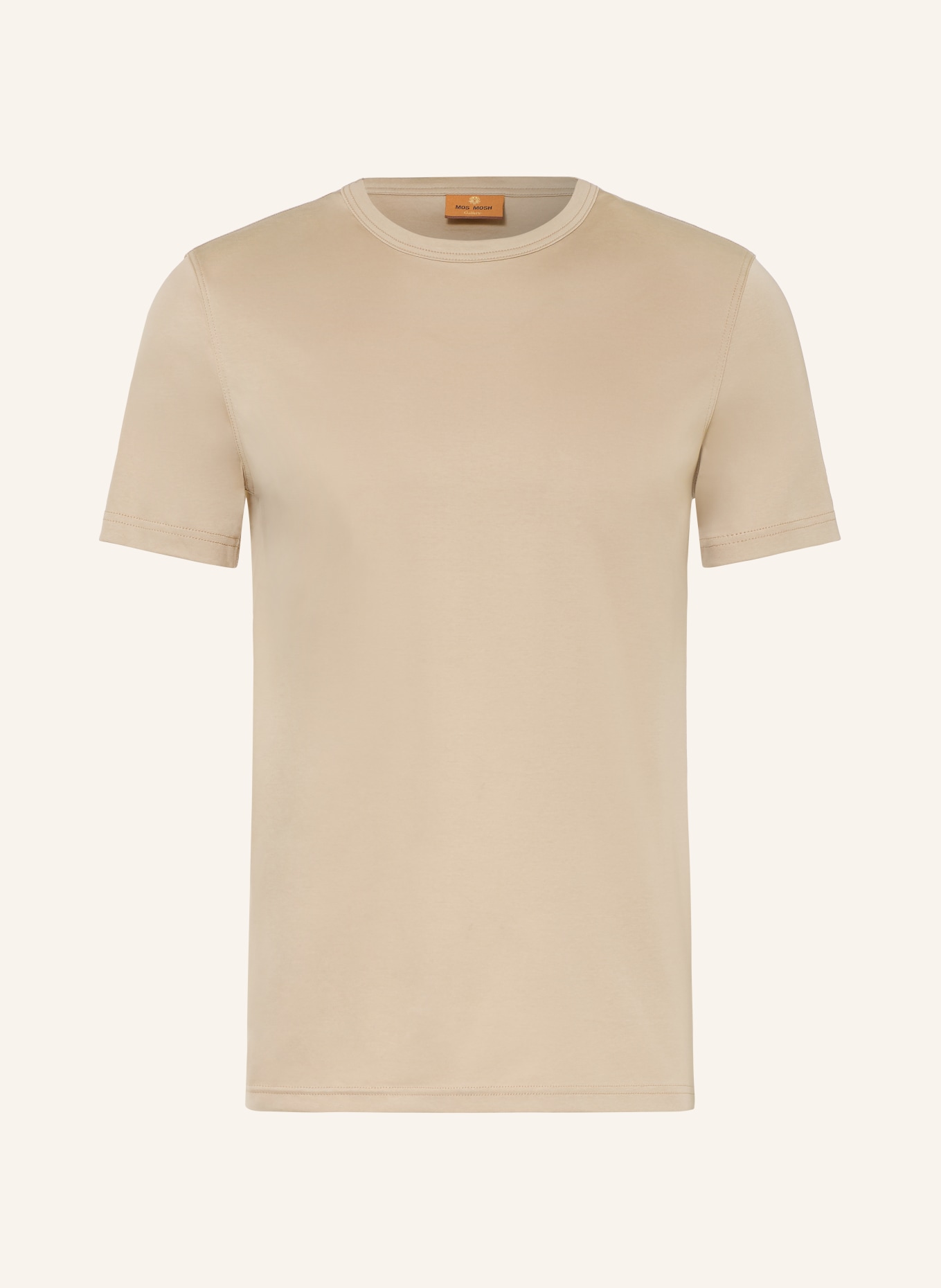 MOS MOSH Gallery T-Shirt PERRY CRUNCH: BEIGE