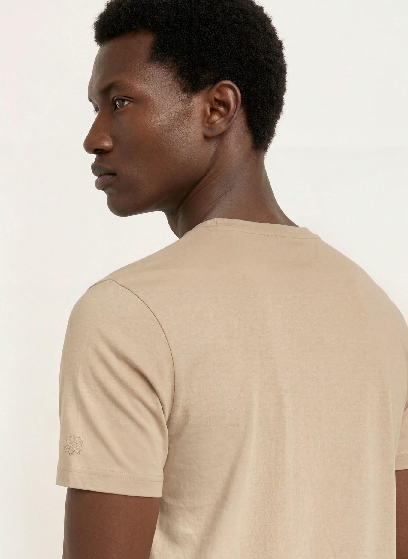MOS MOSH Gallery T-Shirt PERRY CRUNCH: BEIGE