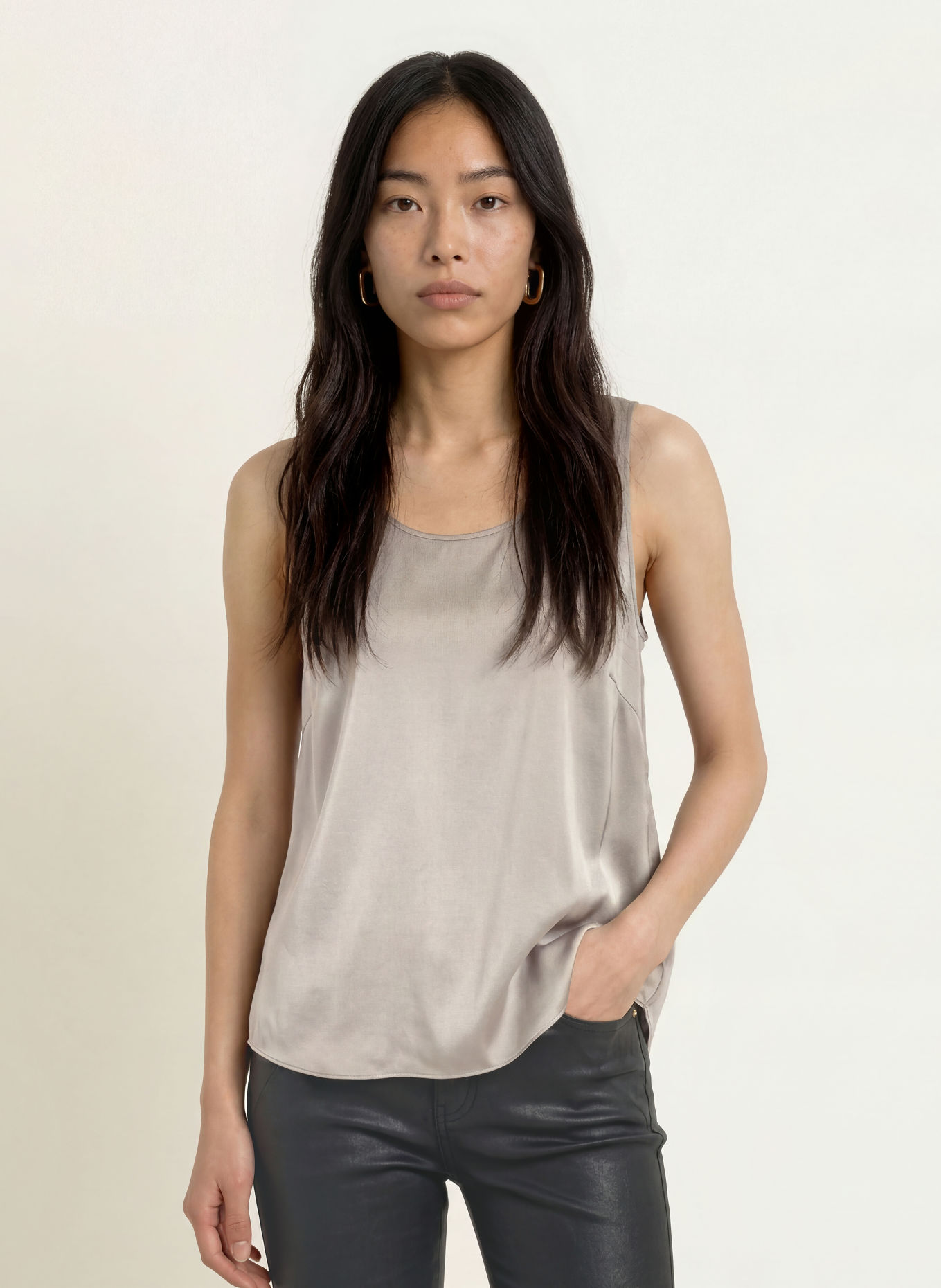 MOS MOSH Seidentop MMASTRID: TAUPE