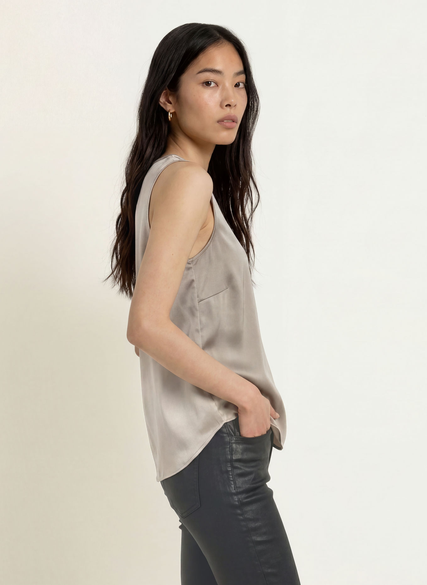 MOS MOSH Seidentop MMASTRID: TAUPE