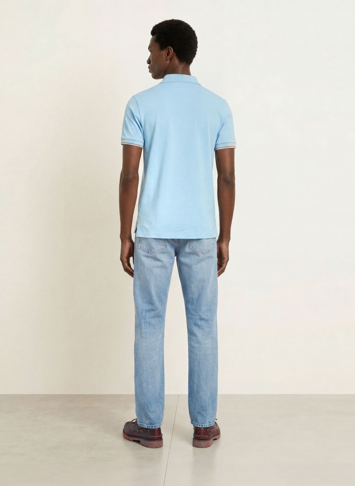 MOS MOSH Gallery Piqué-Poloshirt MMGHARVEY: HELLBLAU
