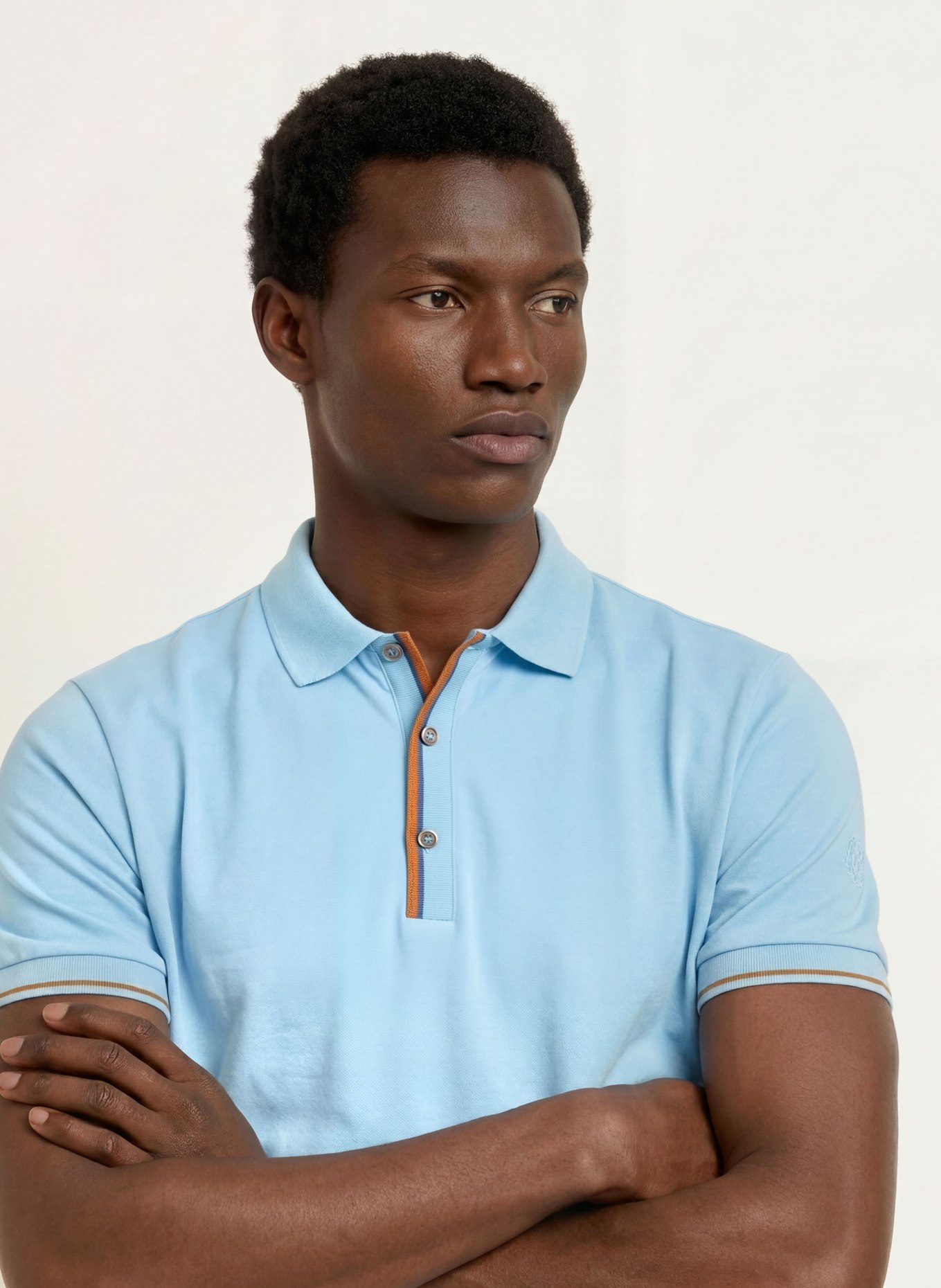 MOS MOSH Gallery Piqué-Poloshirt MMGHARVEY: HELLBLAU