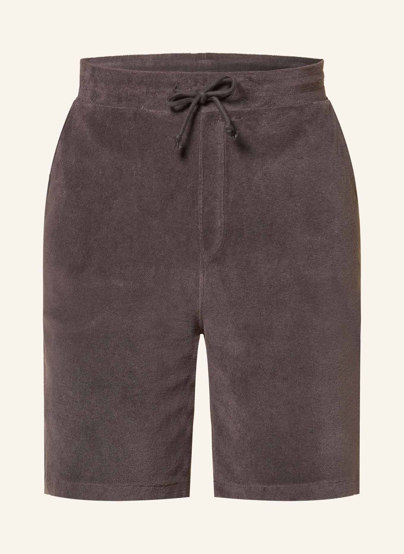 Juvia Frottee-Shorts DAMEON: DUNKELGRAU