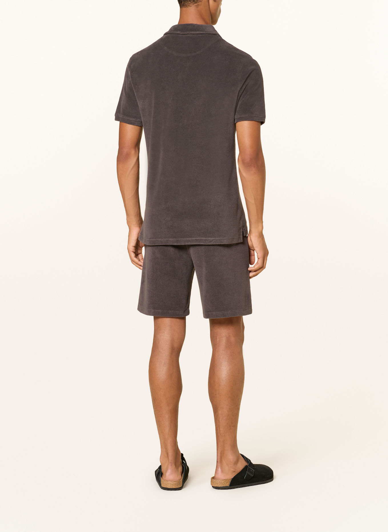 Juvia Frottee-Shorts DAMEON: DUNKELGRAU
