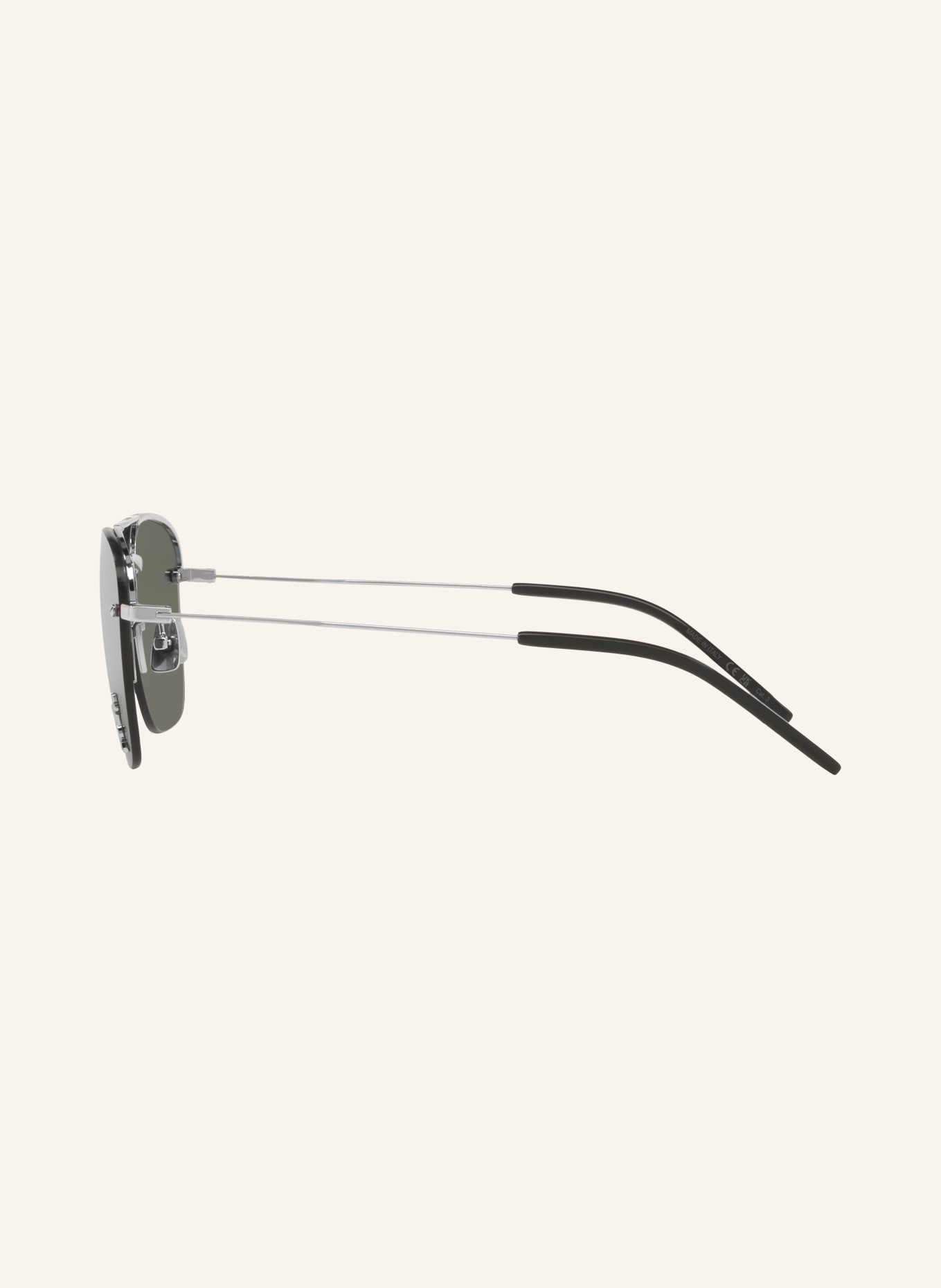 SAINT LAURENT Zonnebril YS000490: ZILVER GLANZEND/ GRIJS