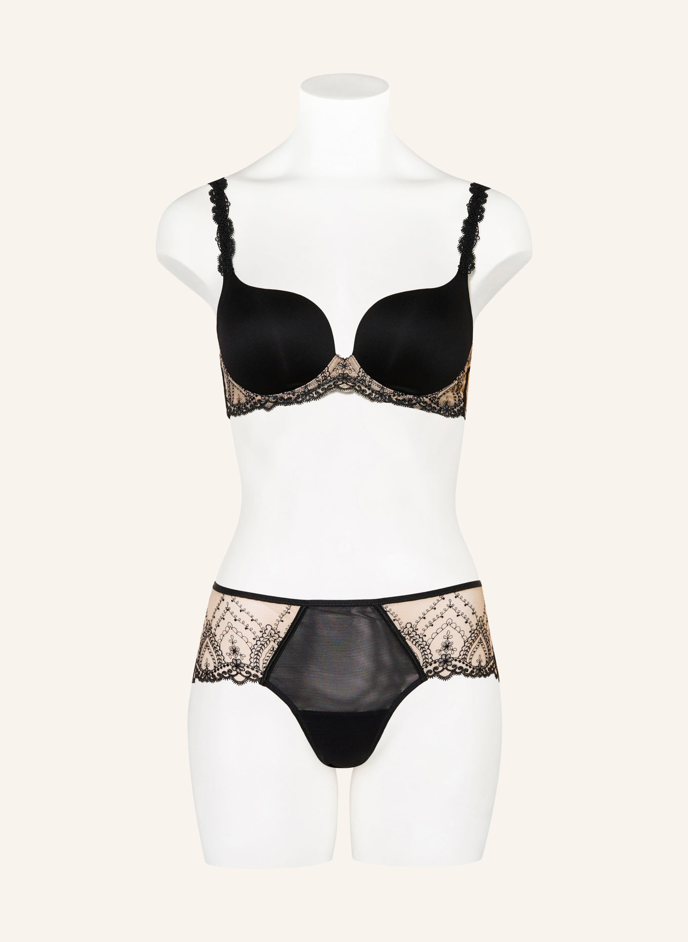 mey Série de culottes MYSTERIOUS: BEIGE / NOIR