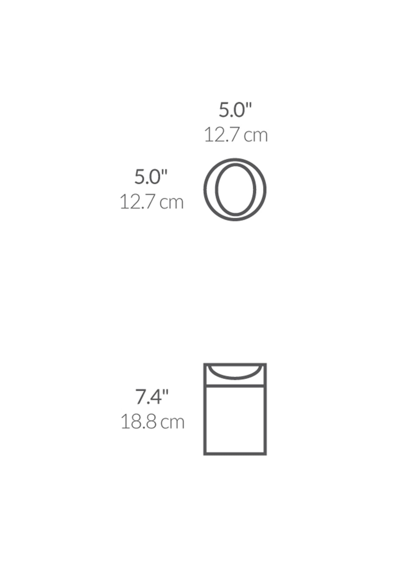 simplehuman MINI-ABFALLEIMER
