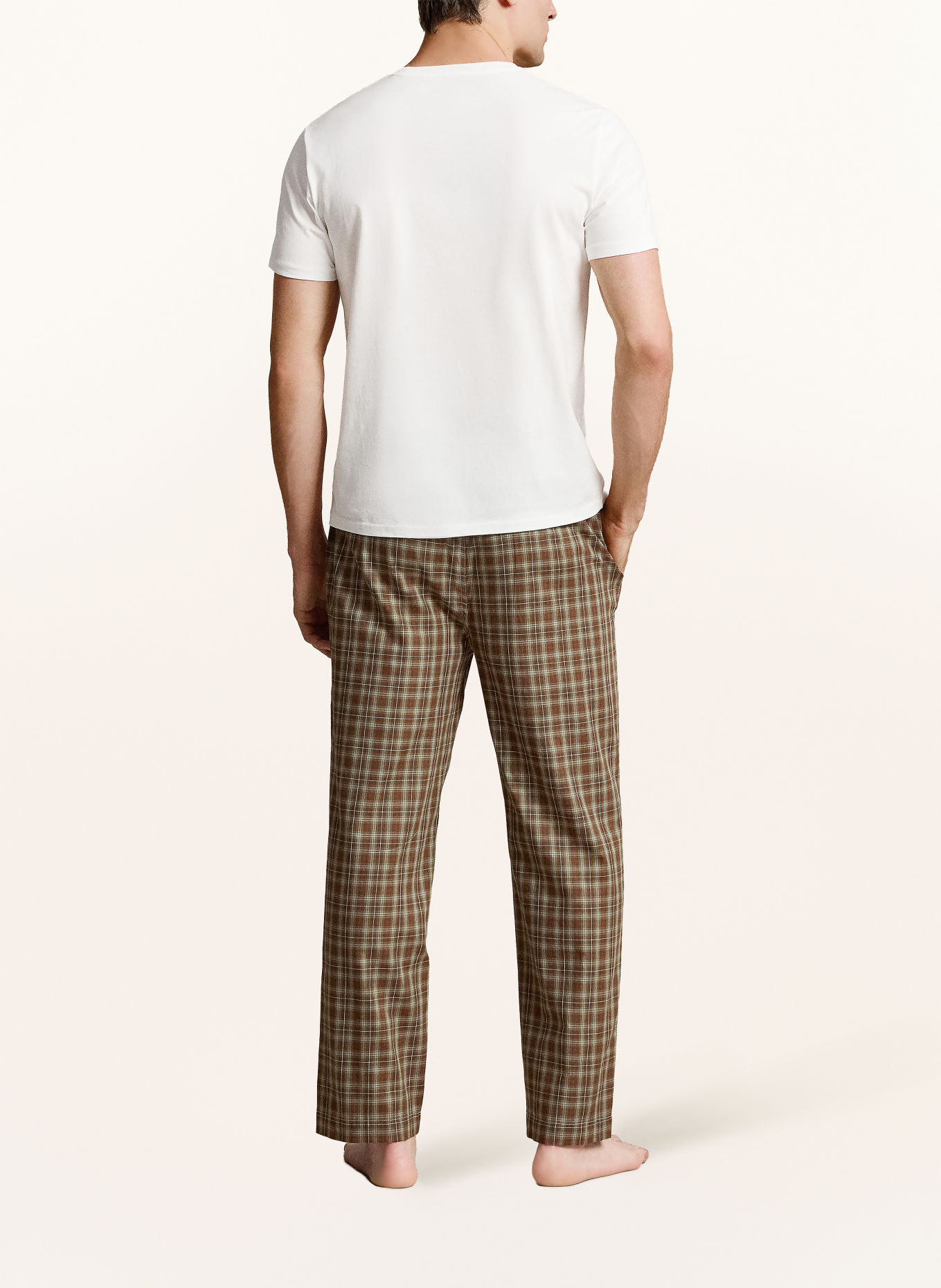 POLO RALPH LAUREN Pajamas: BROWN / RED / GREEN