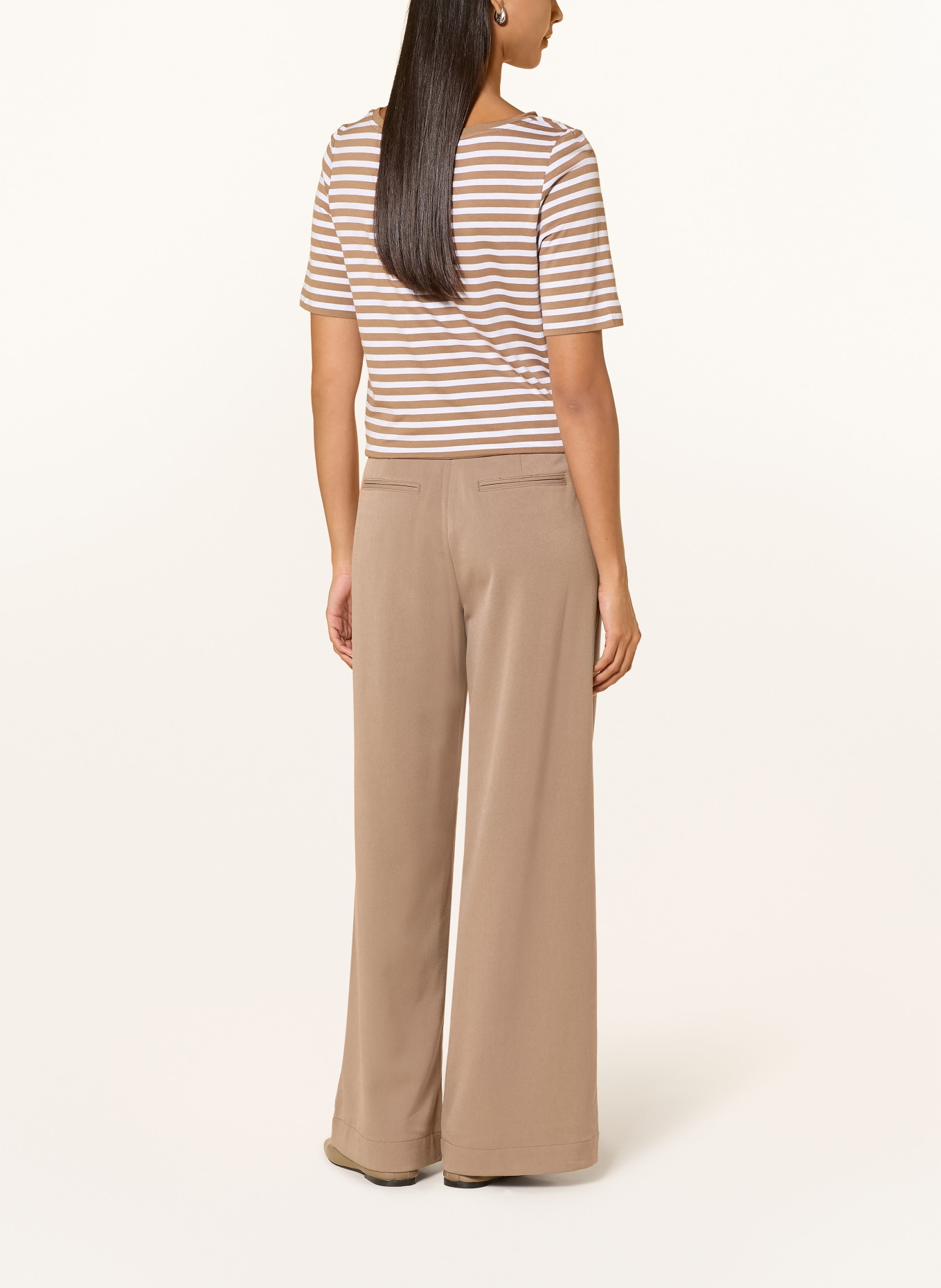 MAERZ MUENCHEN T-shirt: BEIGE / BLANC