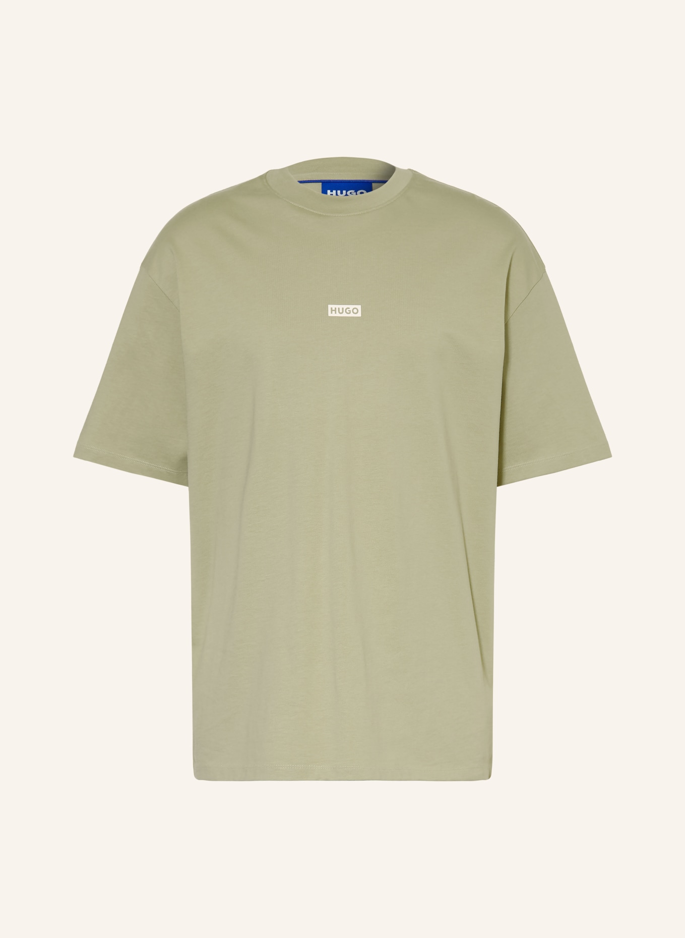 HUGO T-shirt NALONO: LICHTGROEN