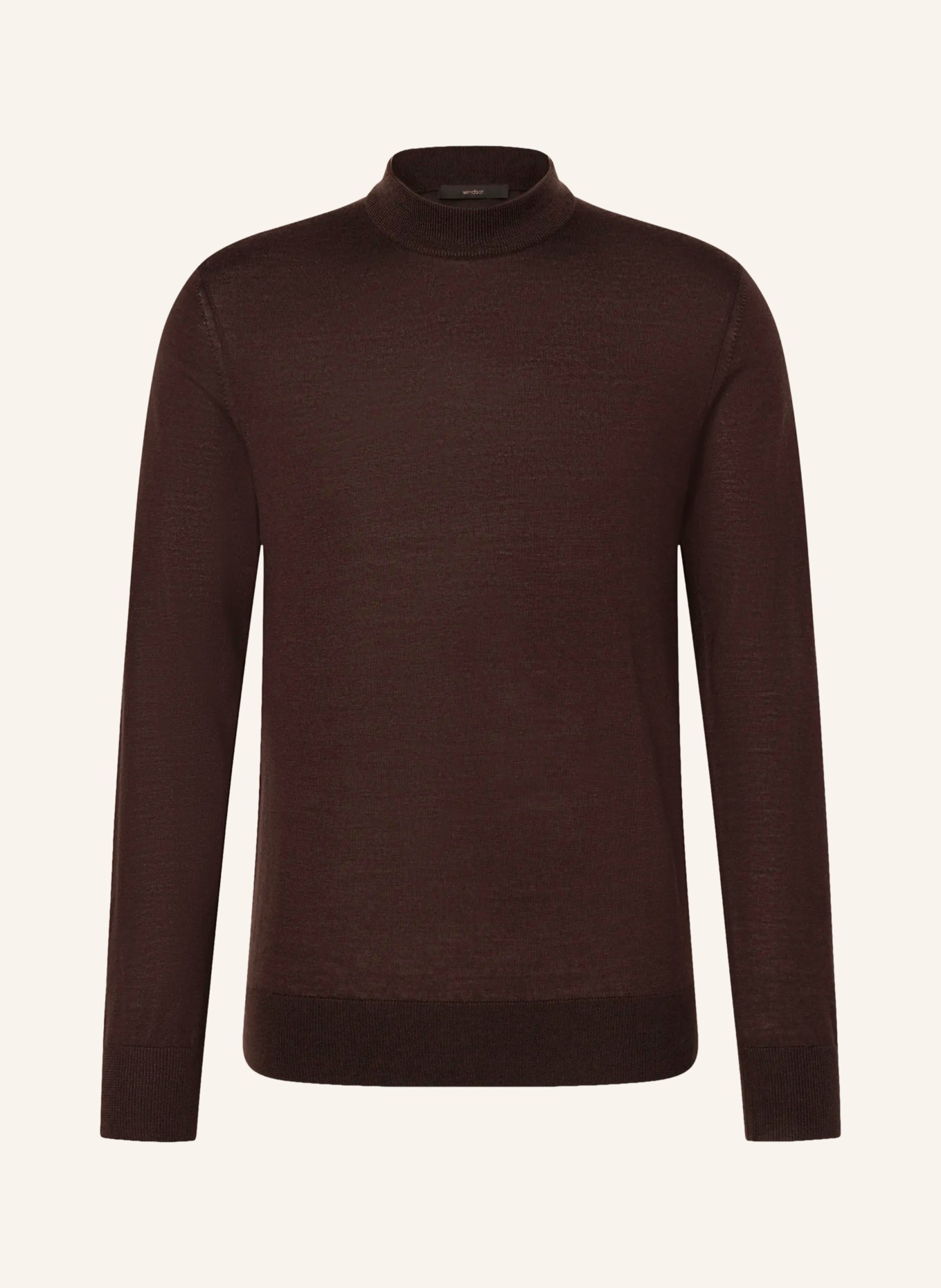 windsor. Sweter NANDO: CIEMNOBRĄZOWY