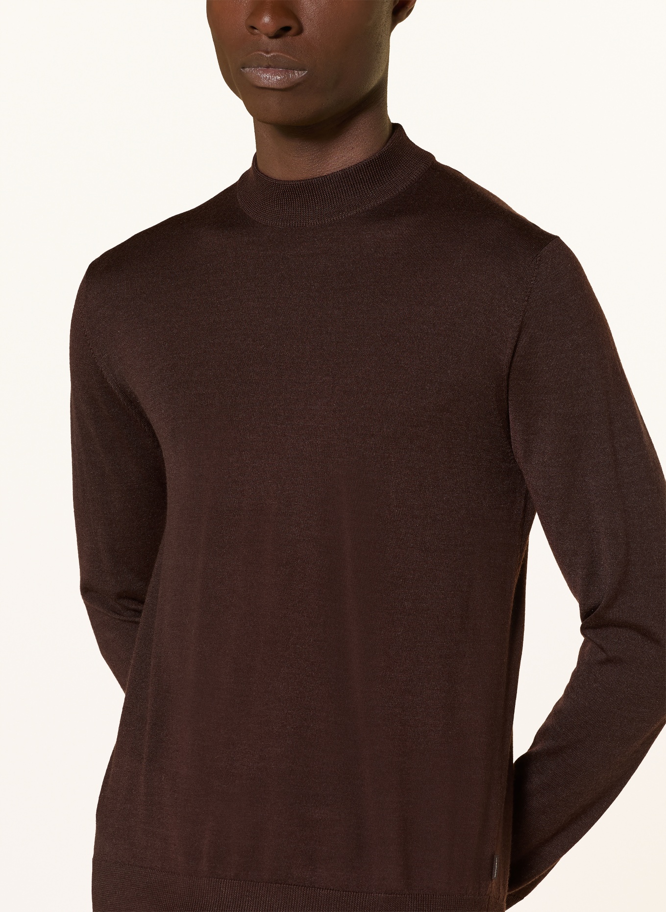 windsor. Sweter NANDO: CIEMNOBRĄZOWY