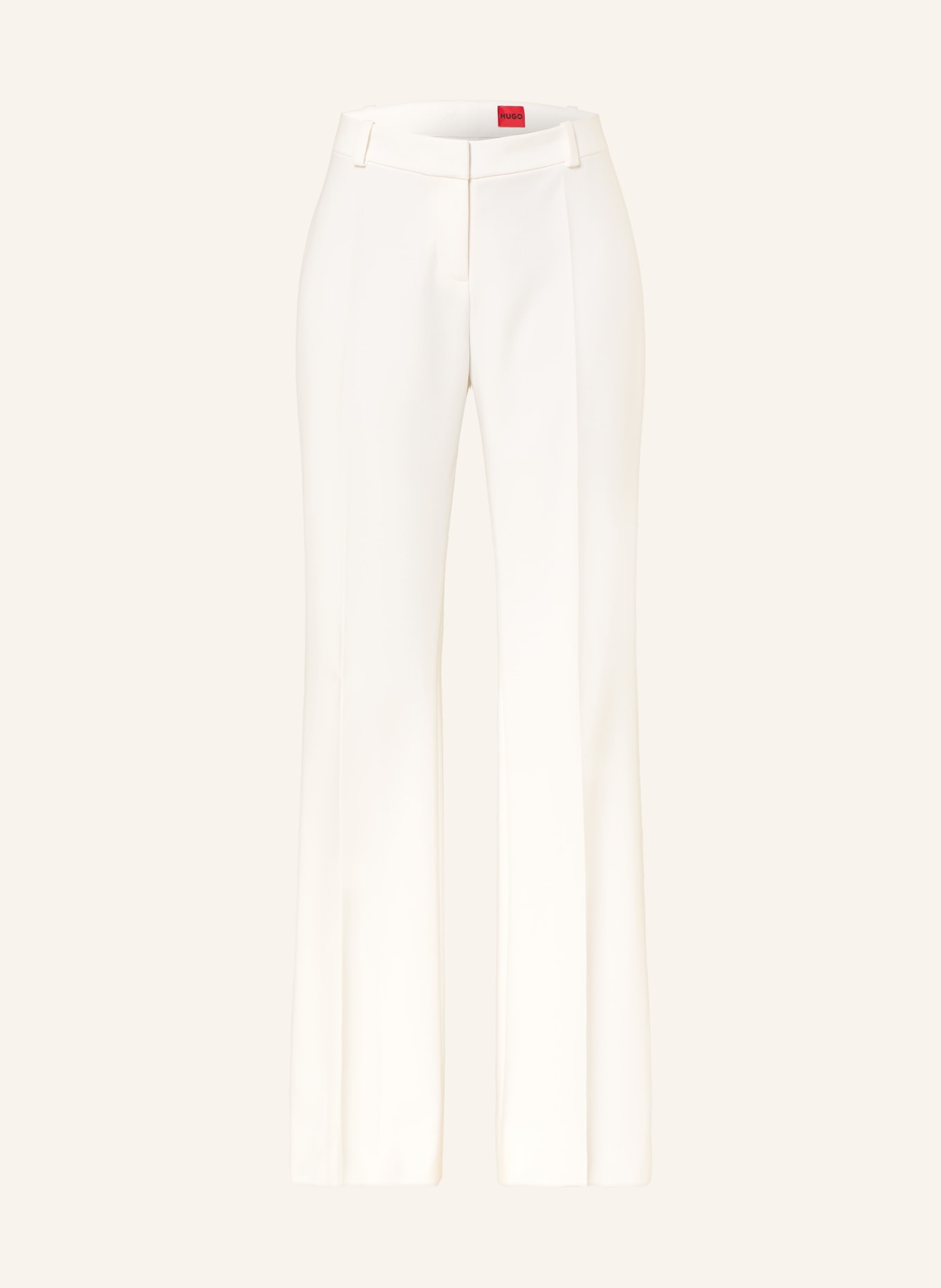 HUGO Bootcut-broek HILOTINNA: WIT