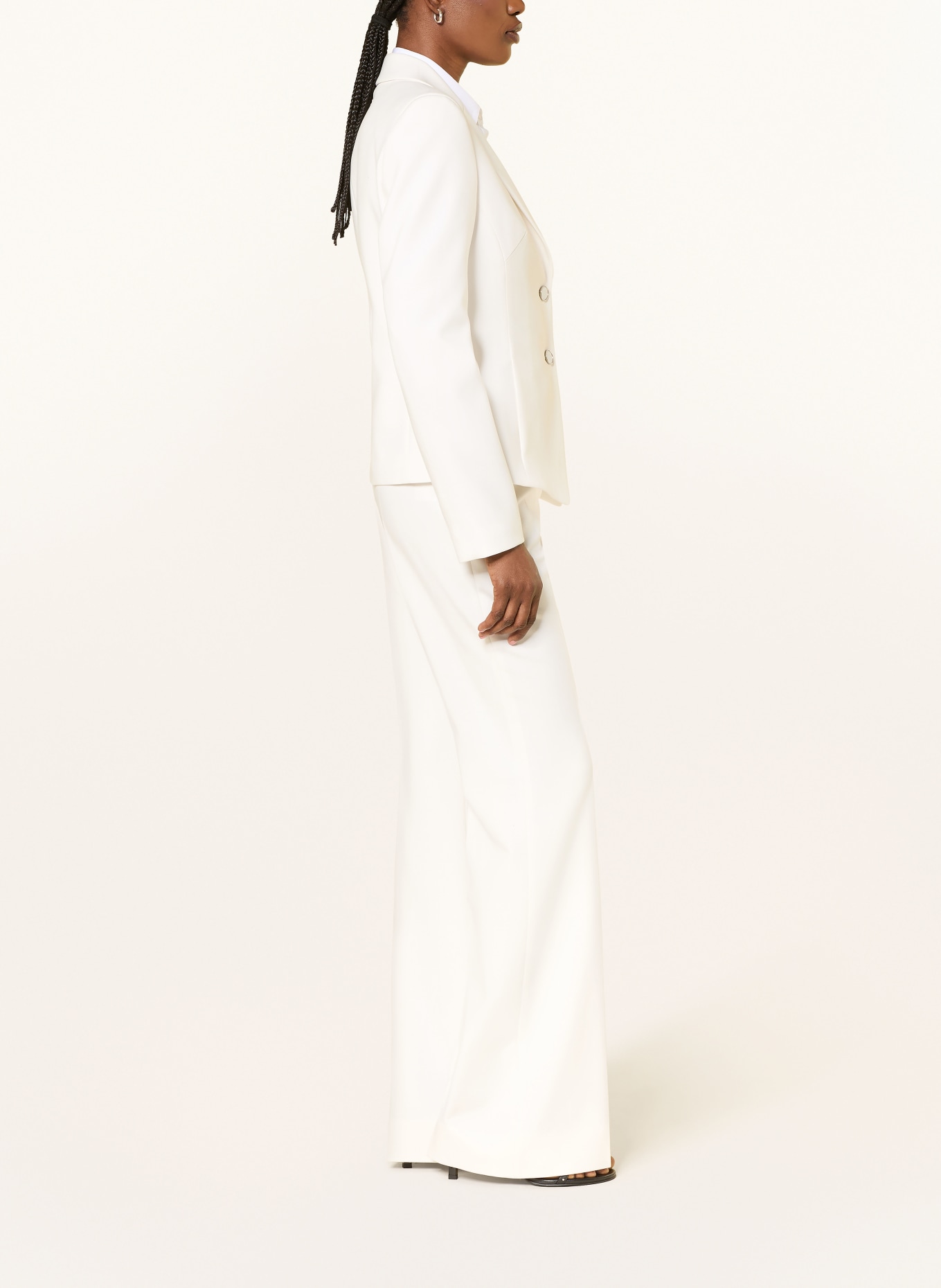 HUGO Bootcut-broek HILOTINNA: WIT