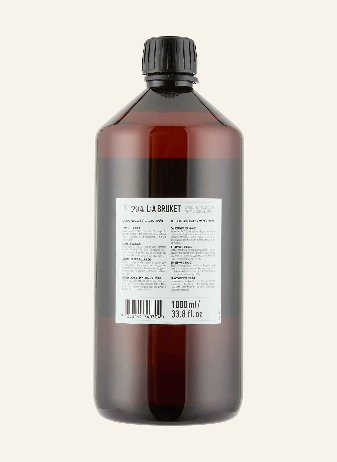 L:A BRUKET Eau de repassage 294 HINOKI: MARRON FONCÉ