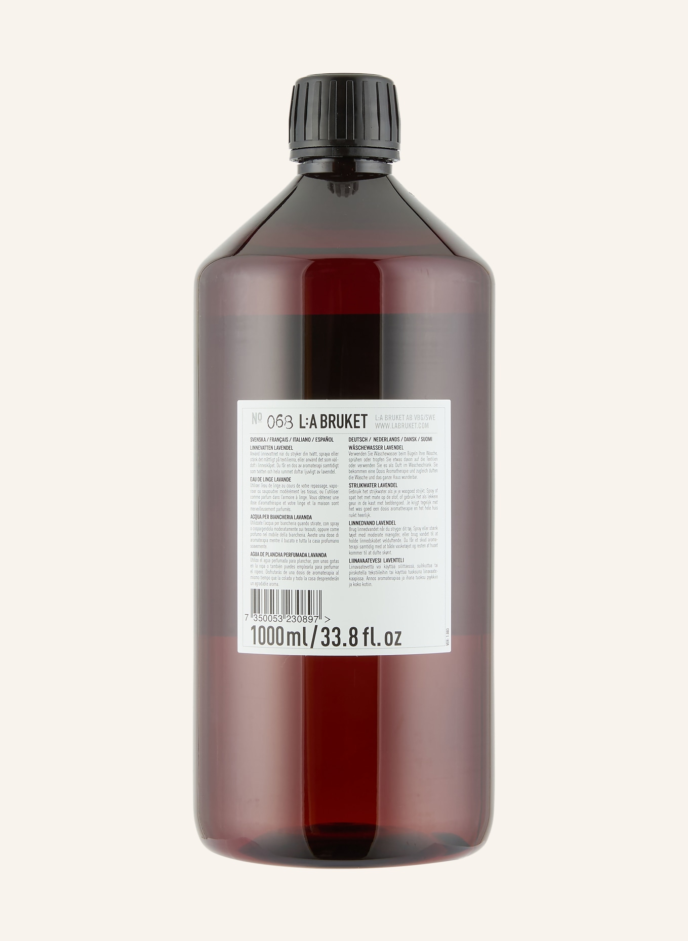 L:A BRUKET Eau de repassage 068 LAVANDE: MARRON FONCÉ