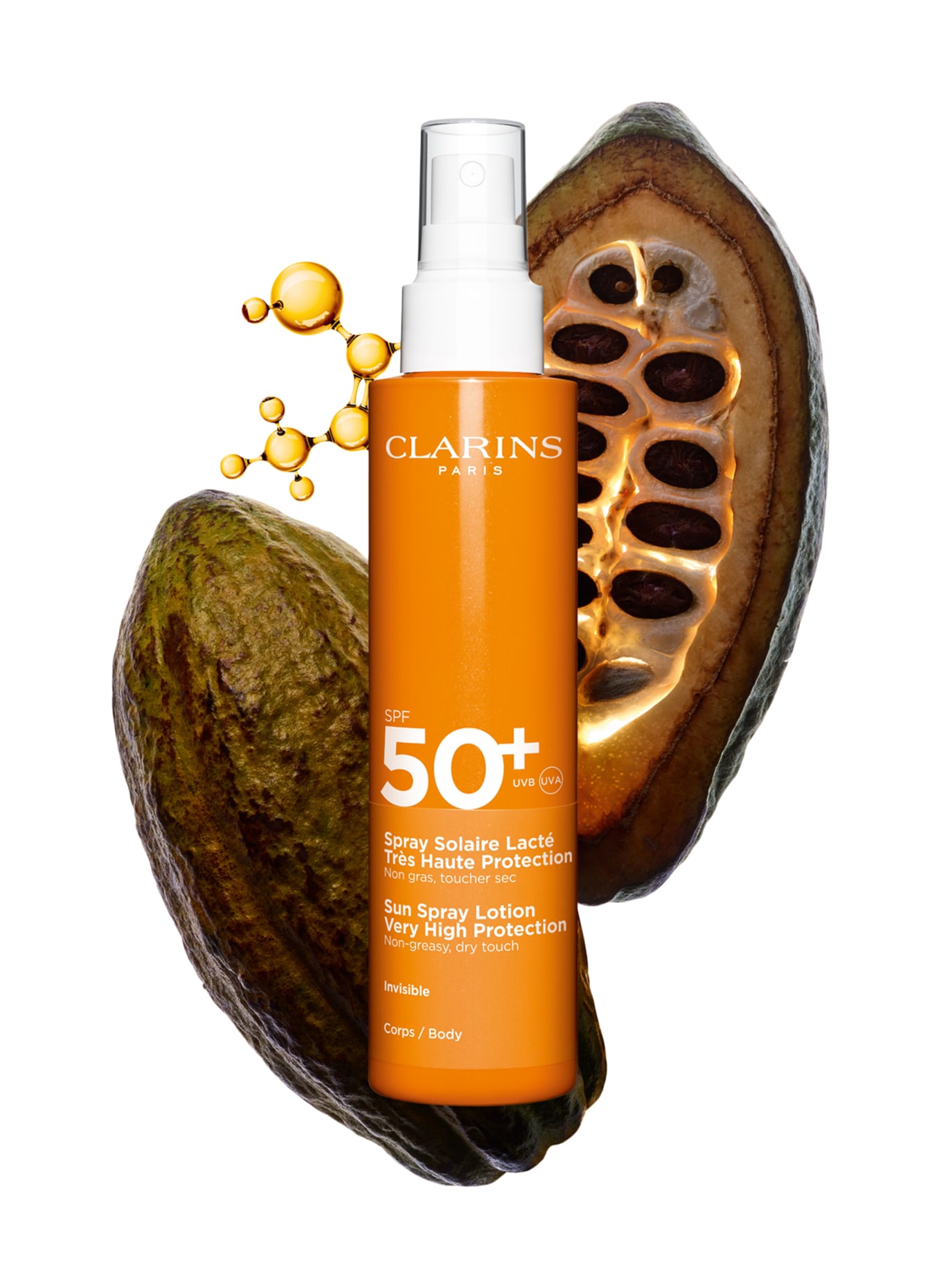 CLARINS SPRAY SOLAIRE LACTÉ TRÈS HAUTE PROTECTION SPF 50+