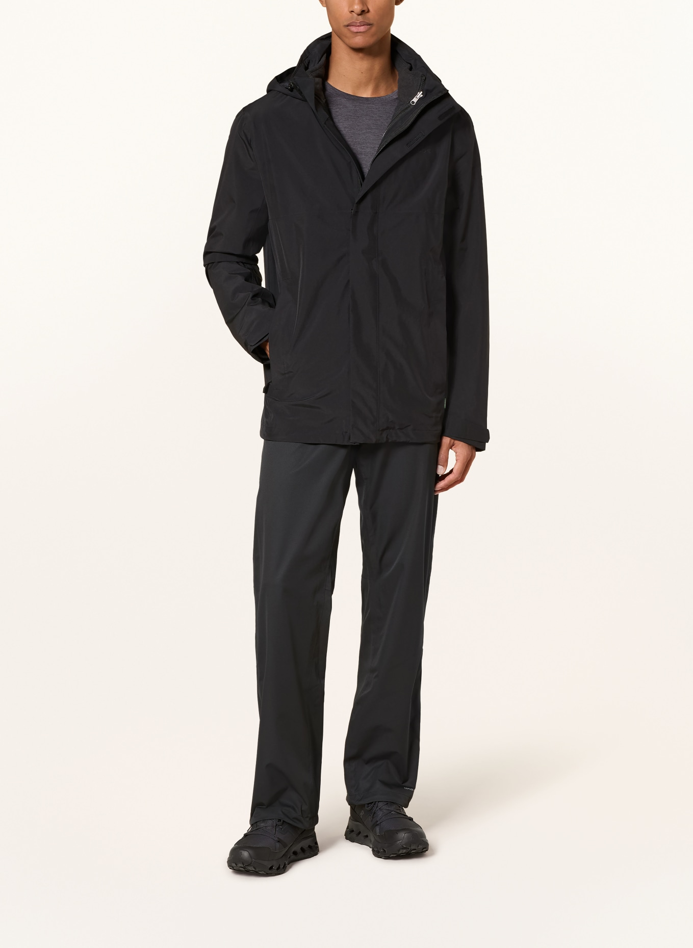 VAUDE 2-in-1-Jacke ROSEMOOR: SCHWARZ
